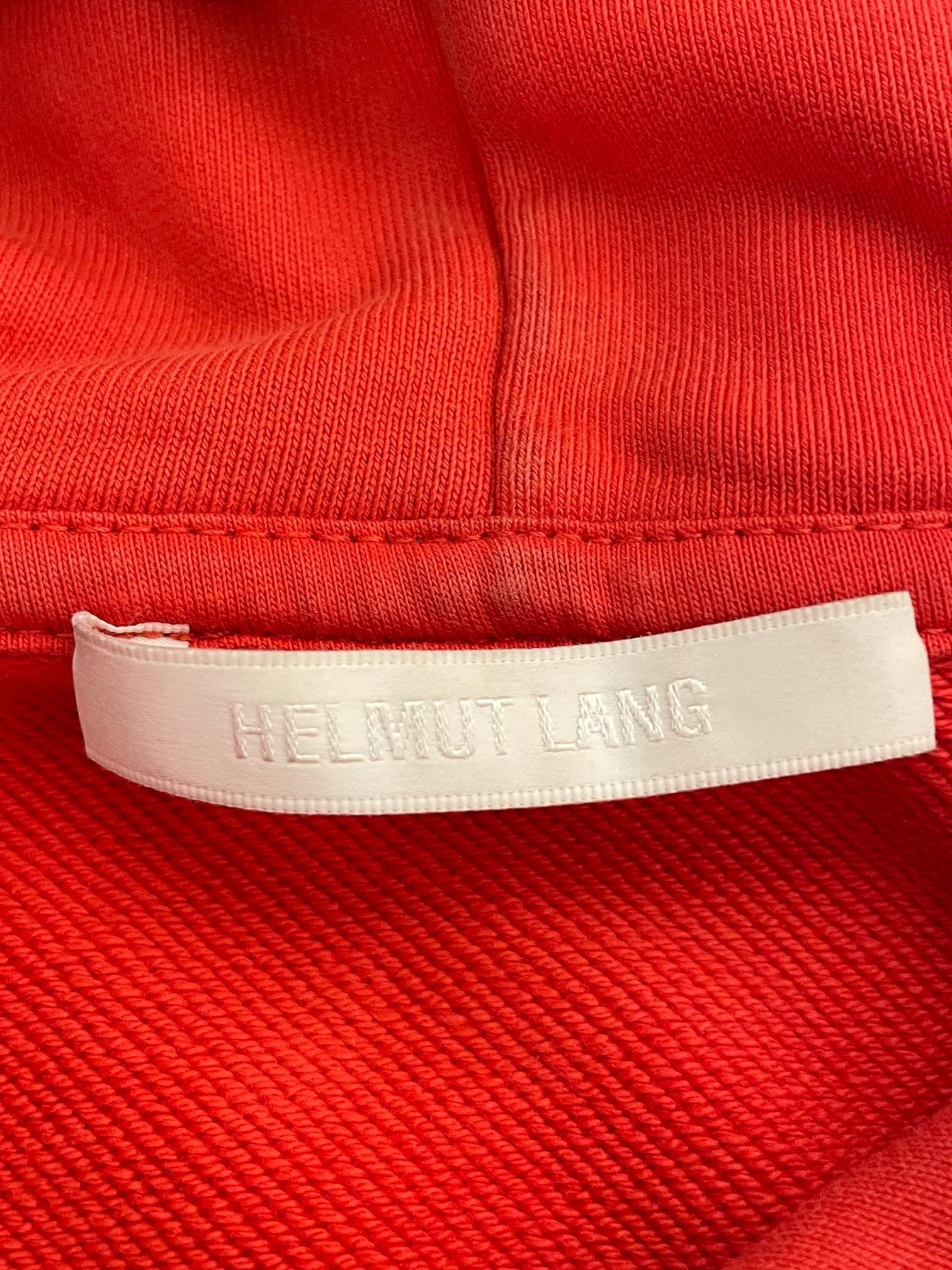 Helmut Lang/Hoodie/S/Graphic/Cotton/RED/ view 3