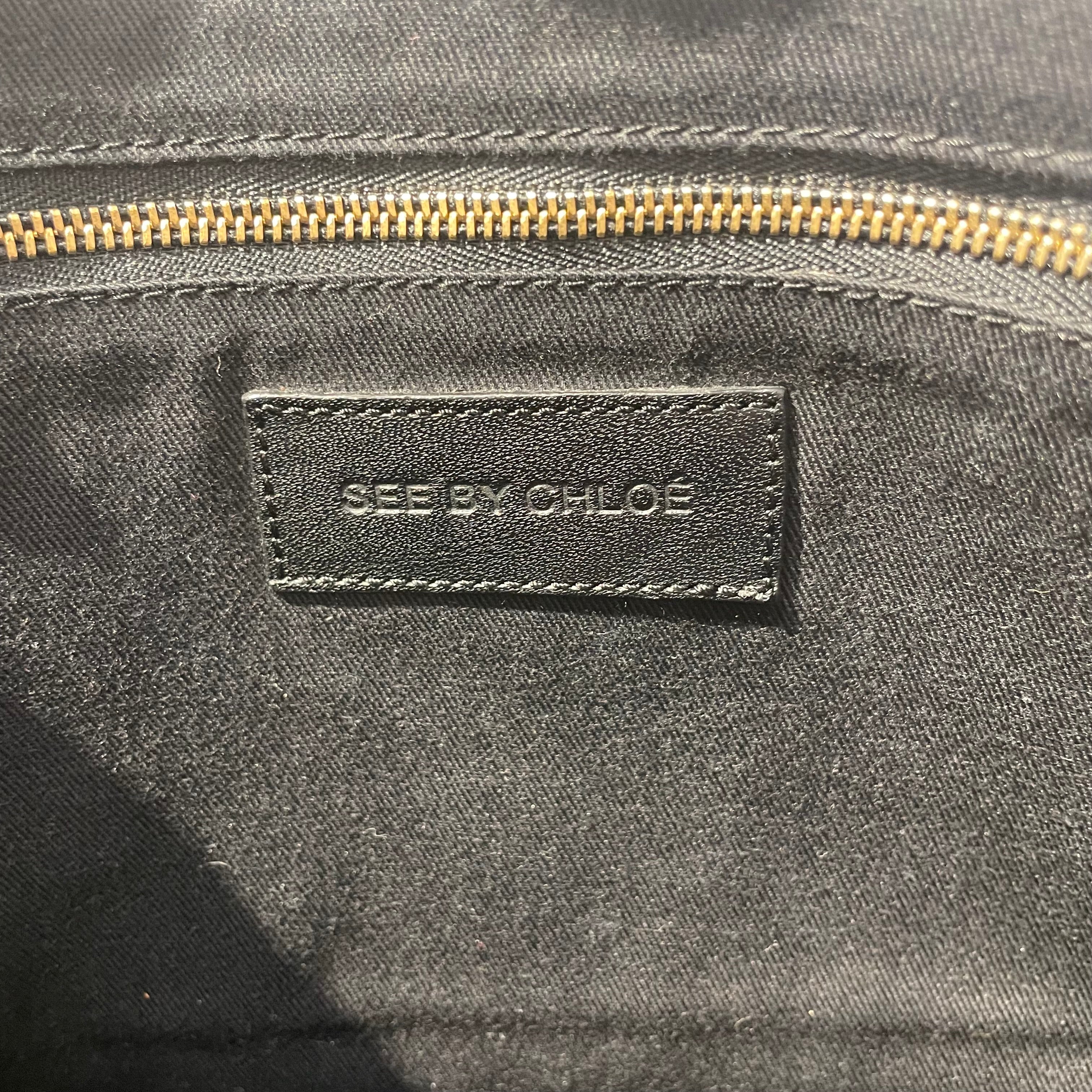 SEE BY CHLOE/Cross Body Bag/OS/Leather/BLK/01-12-85-65 view 3