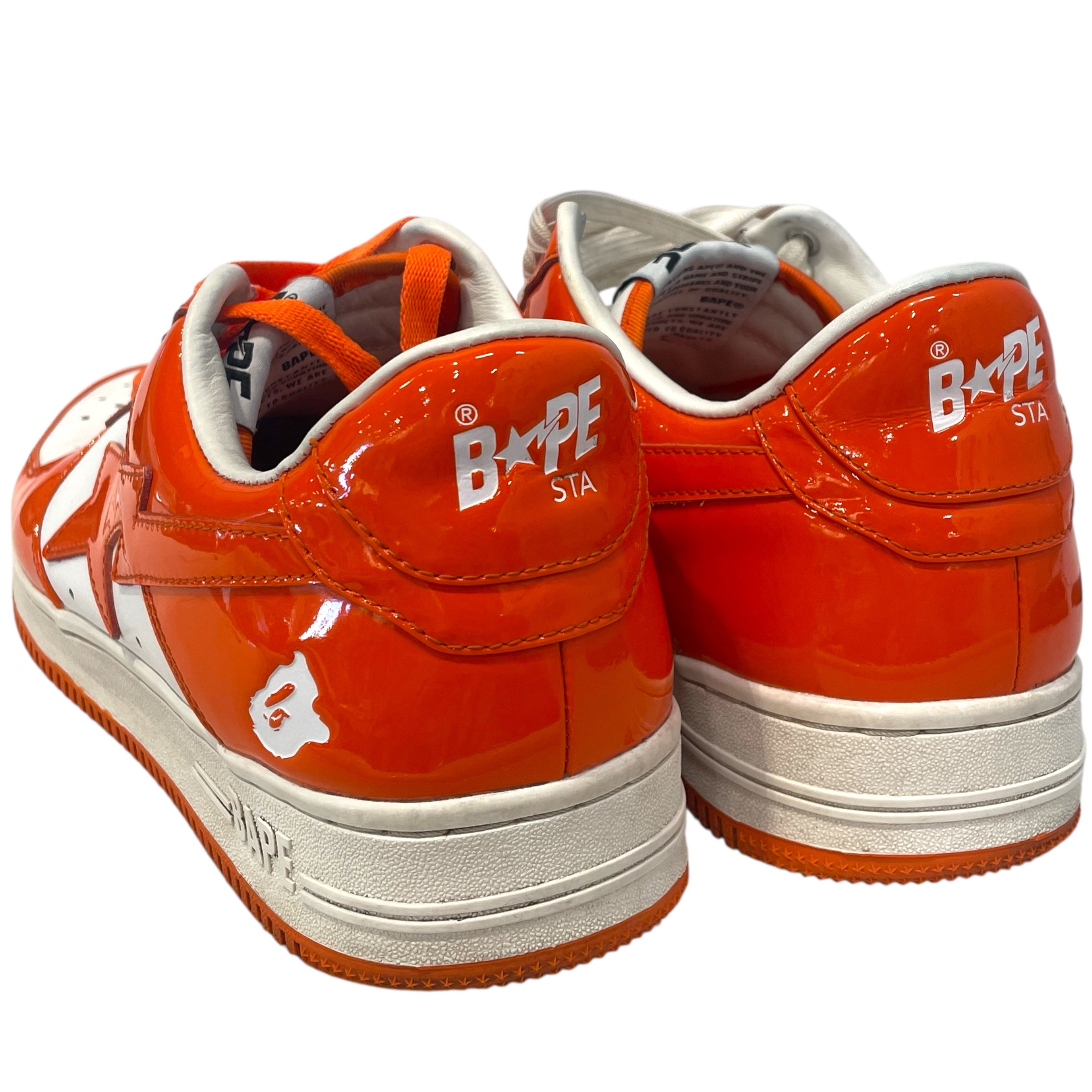 BAPE STA!/Low-Sneakers/US 11/ORN/ view 2