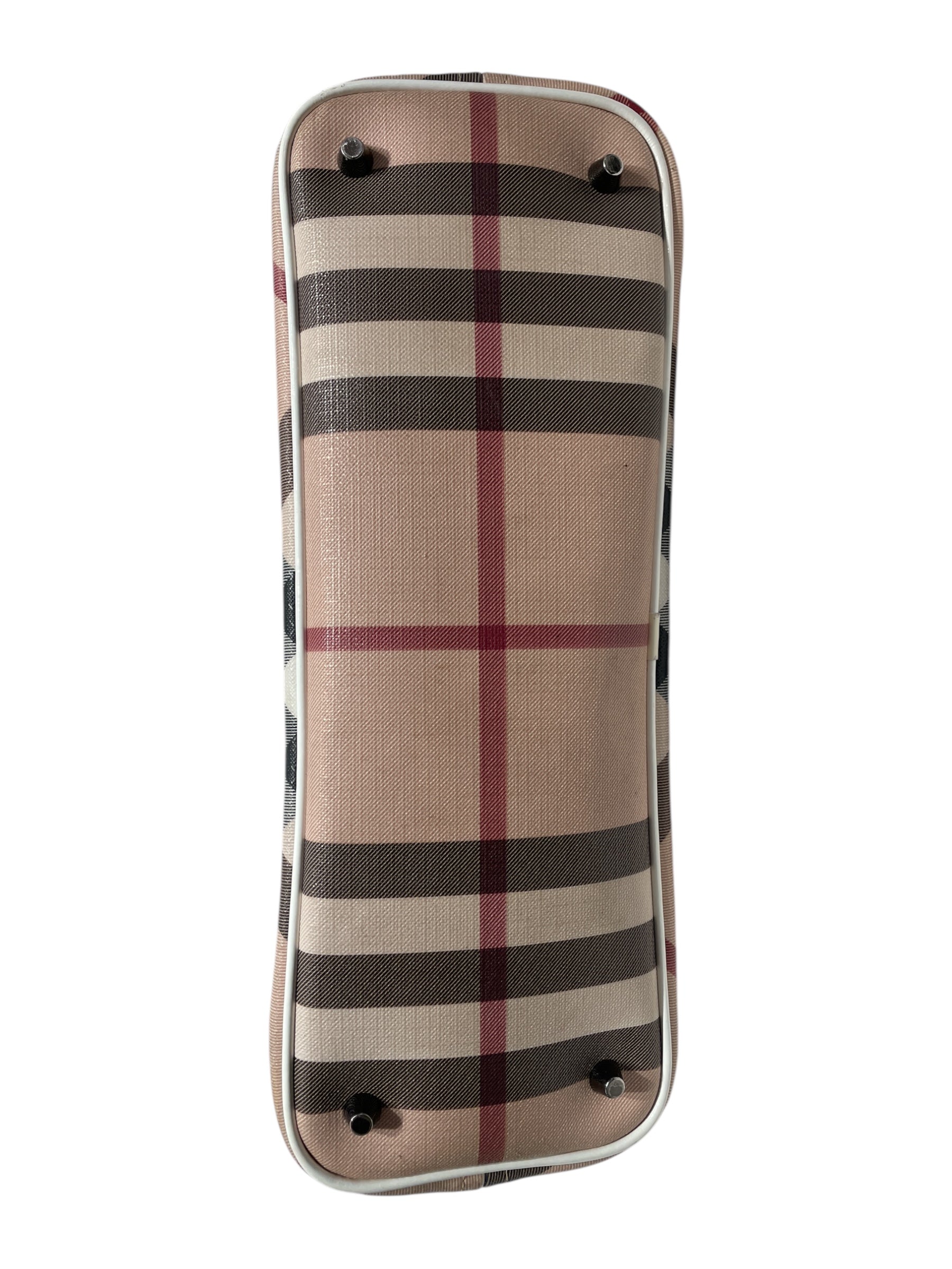 BURBERRY/Tote Bag/Hombre Check/BEG/Supernova Check Coated Tote view 3