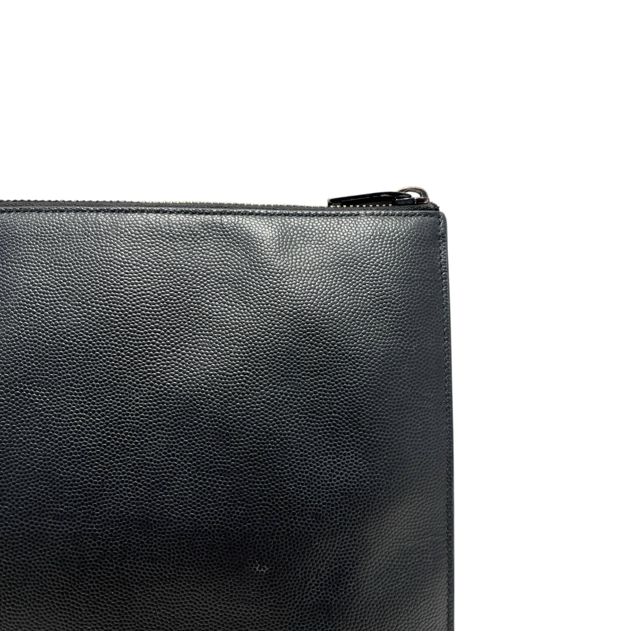 SAINT LAURENT/Pouch/Leather/BLK/PORTFOLIO LARGE 2024 view 10