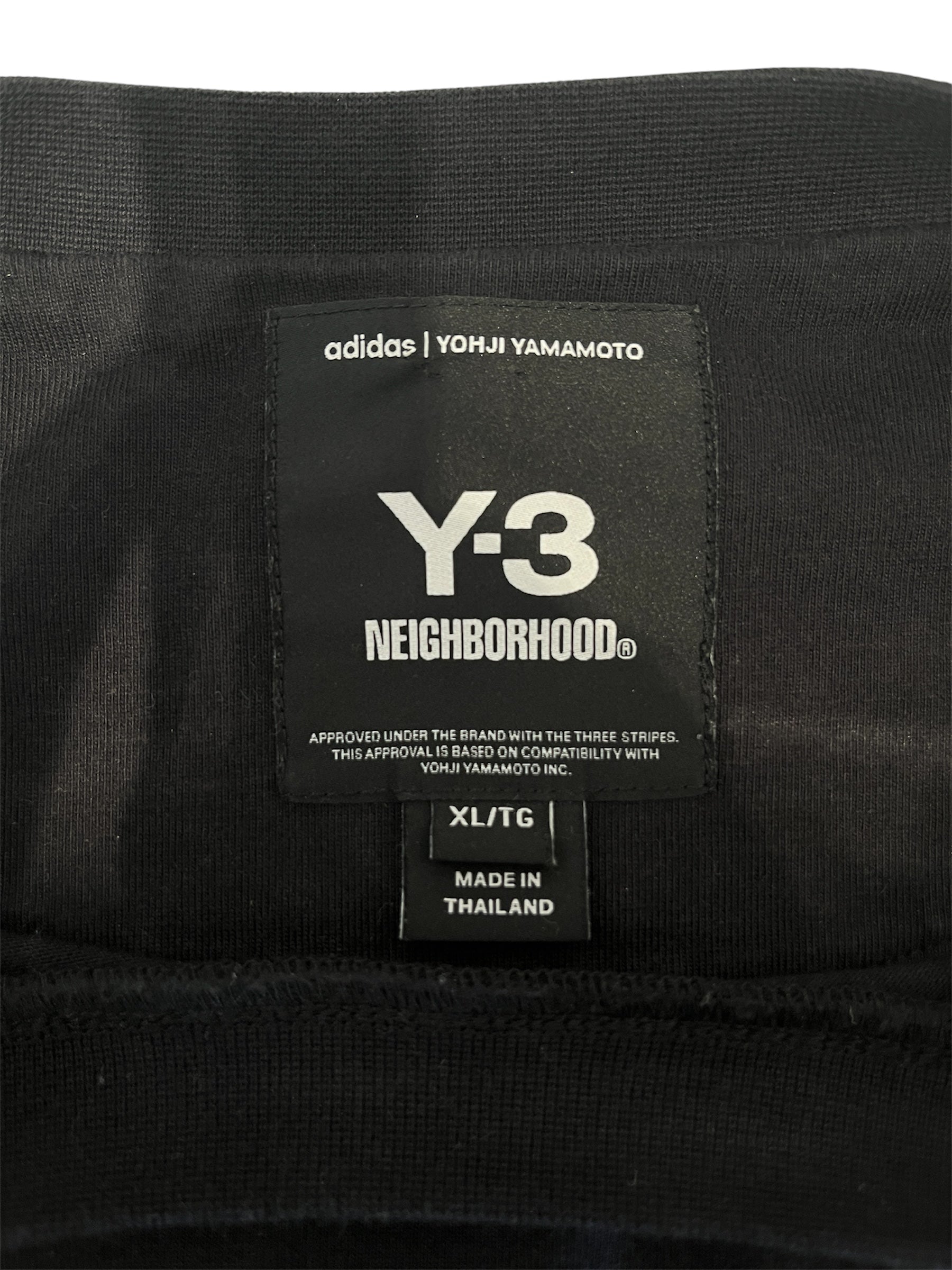 YOHJI YAMAMOTO/T-Shirt/XL/Cotton/BLK/High Neck/Graphic/neighborhood LS view 3