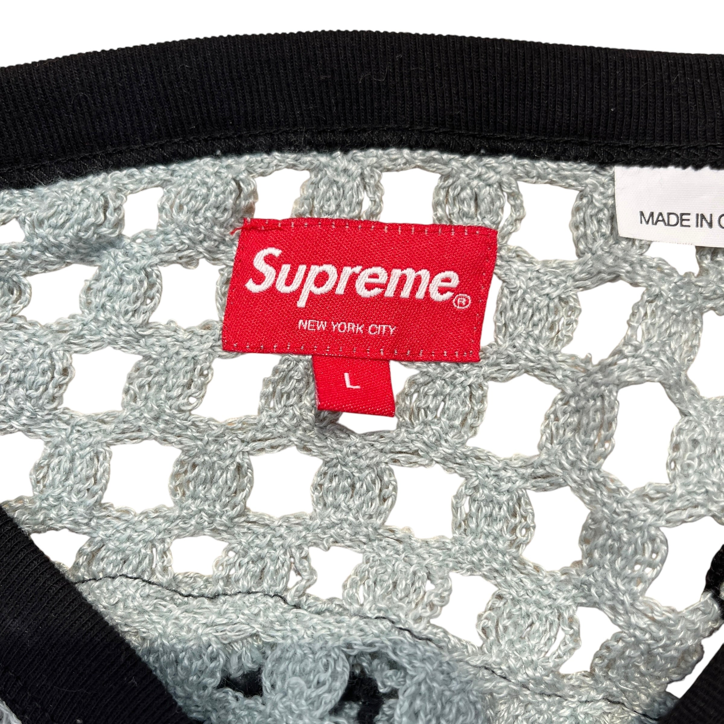 Supreme/T-Shirt/L/Polyester/RED/Crochet Football Jeresy view 3