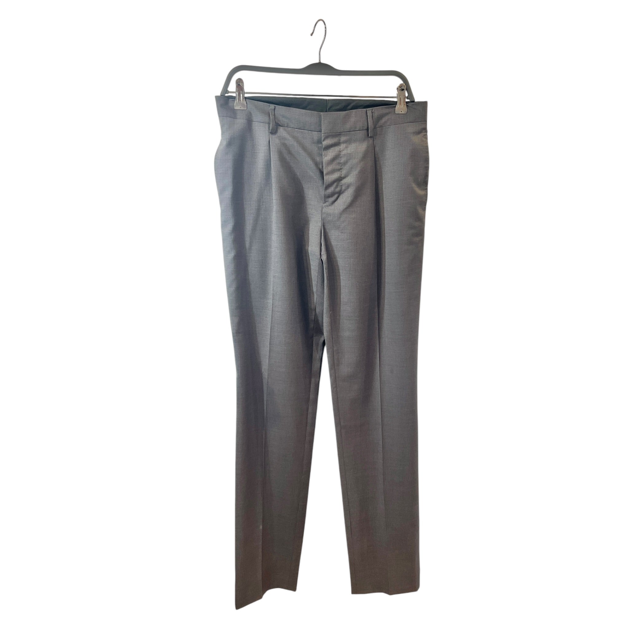 VALENTINO/Slacks/46/Wool/GRY/Glen Check/ view 1