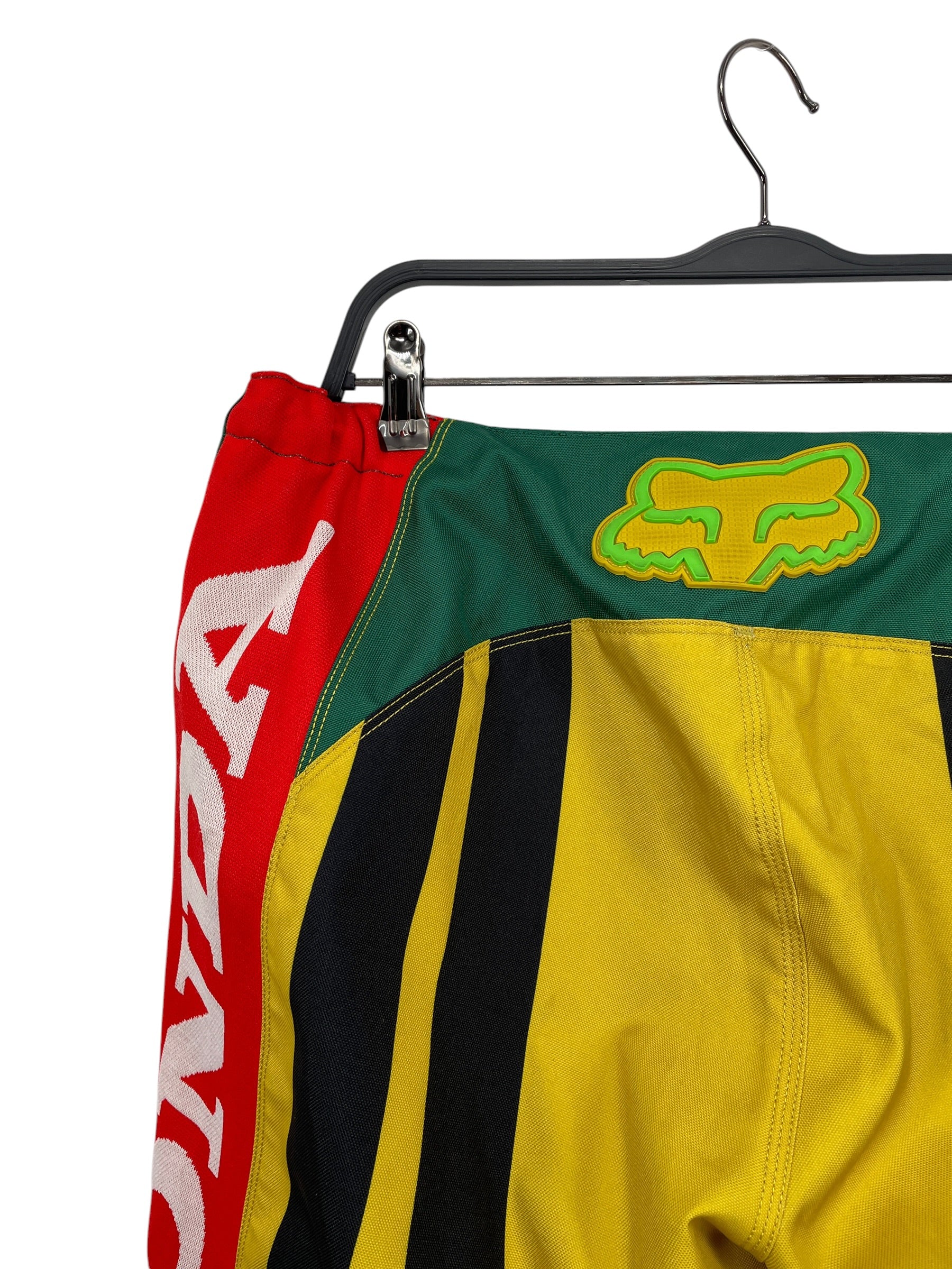 Supreme/HONDA/Pants/XL/Polyester/YEL/All Over Print/HONDA FOX RACING PANTS view 3