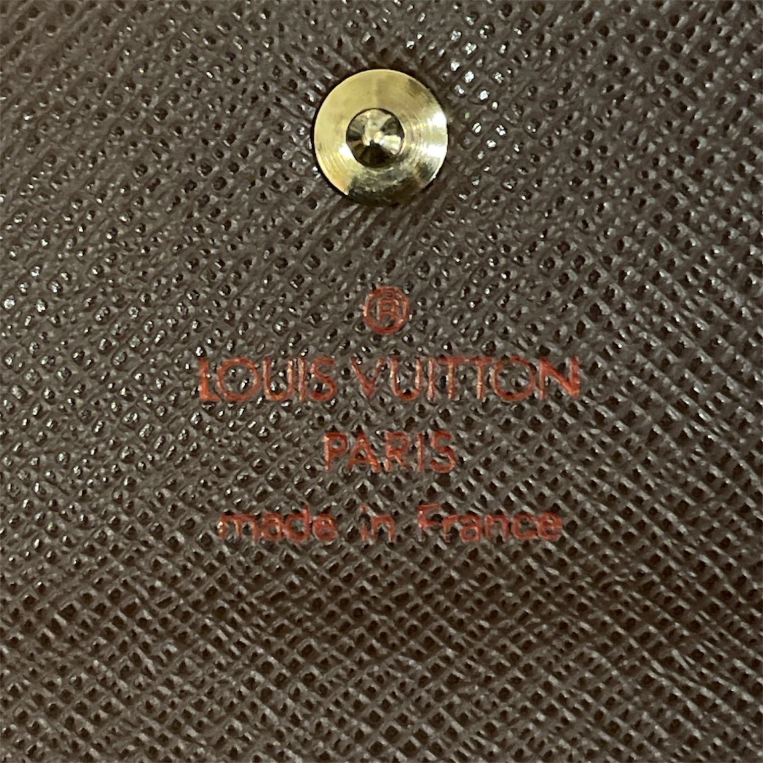 LOUIS VUITTON/Long Wallet/Hombre Check/Leather/BRW/ view 5