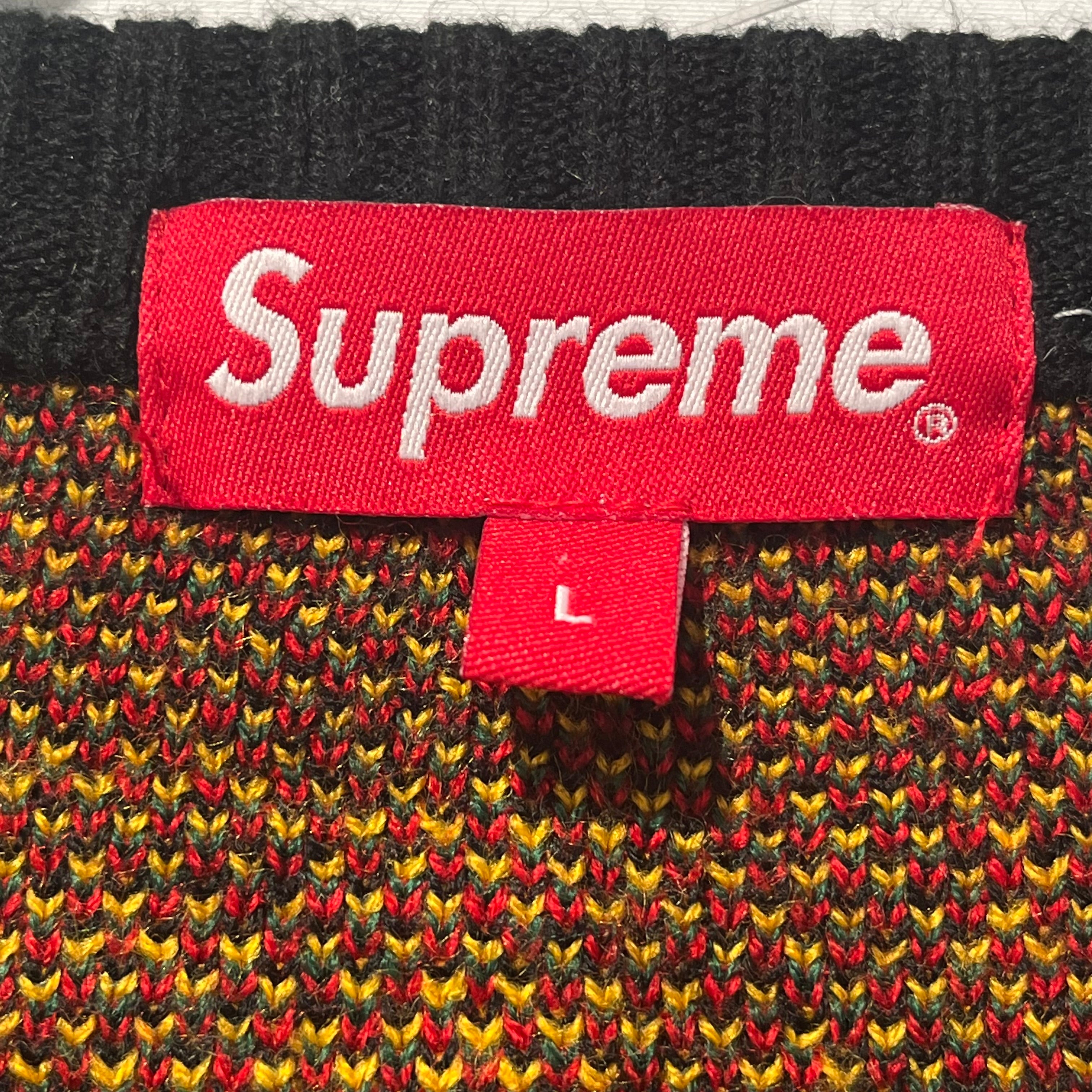 Supreme/Sweater/L/All Over Print/Wool/MLT/SCARF SWEATER SS23 view 4