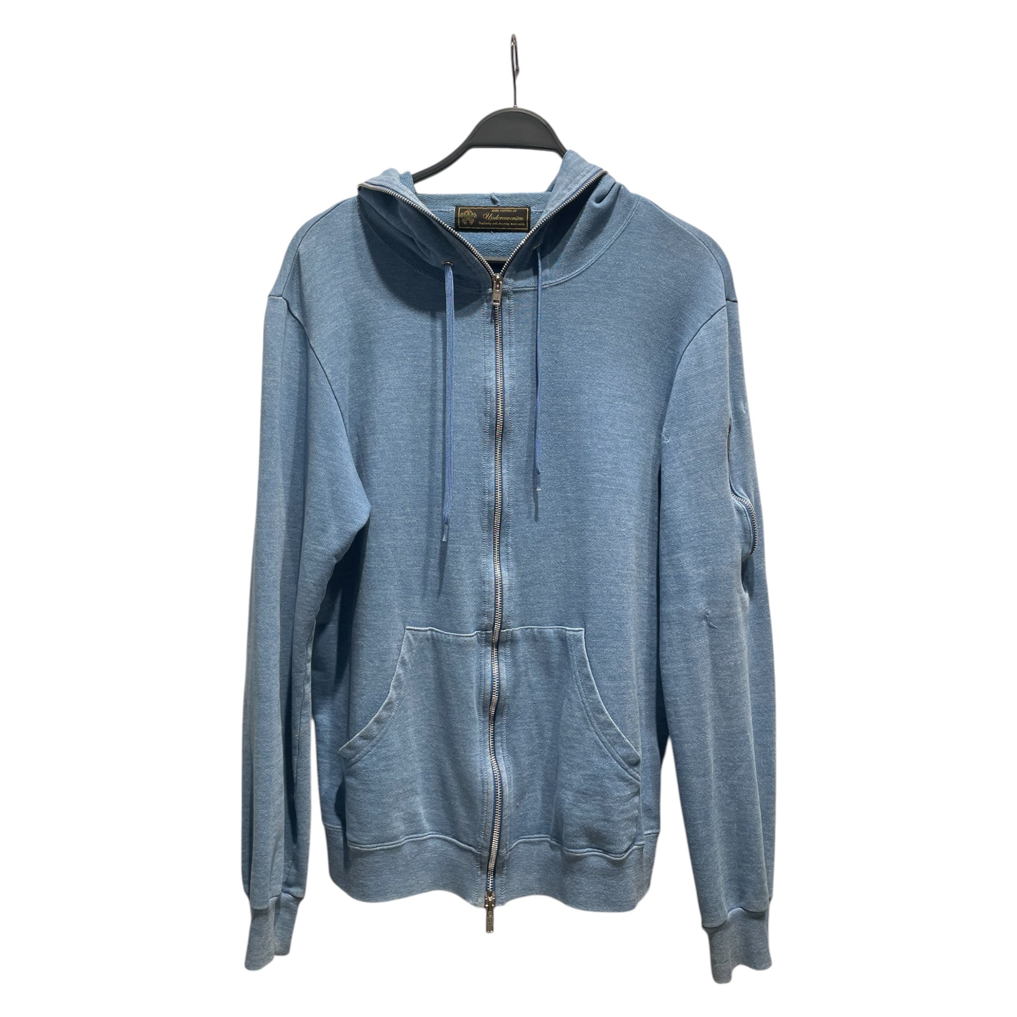 UNDERCOVERISM/Zip Up Hoodie/3/Cotton/BLU/ view 1