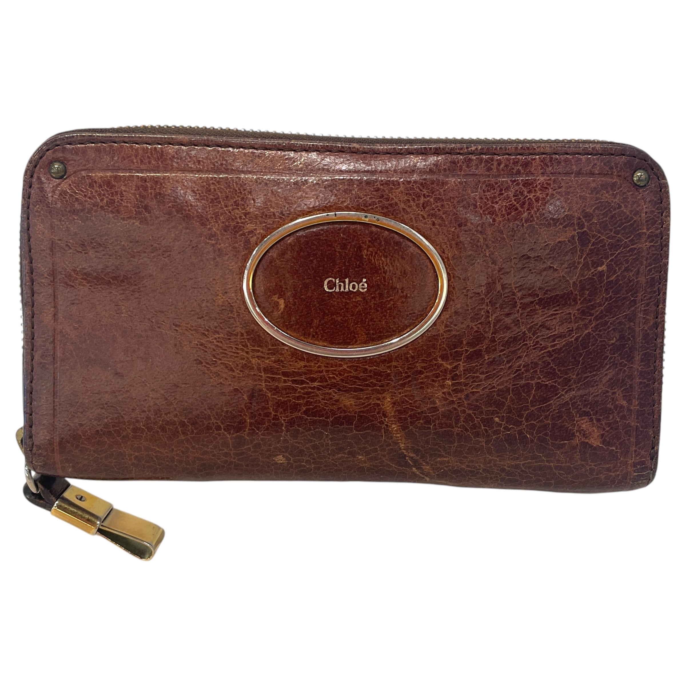 Chloe/Wallet/Leather/BRW/ view 1