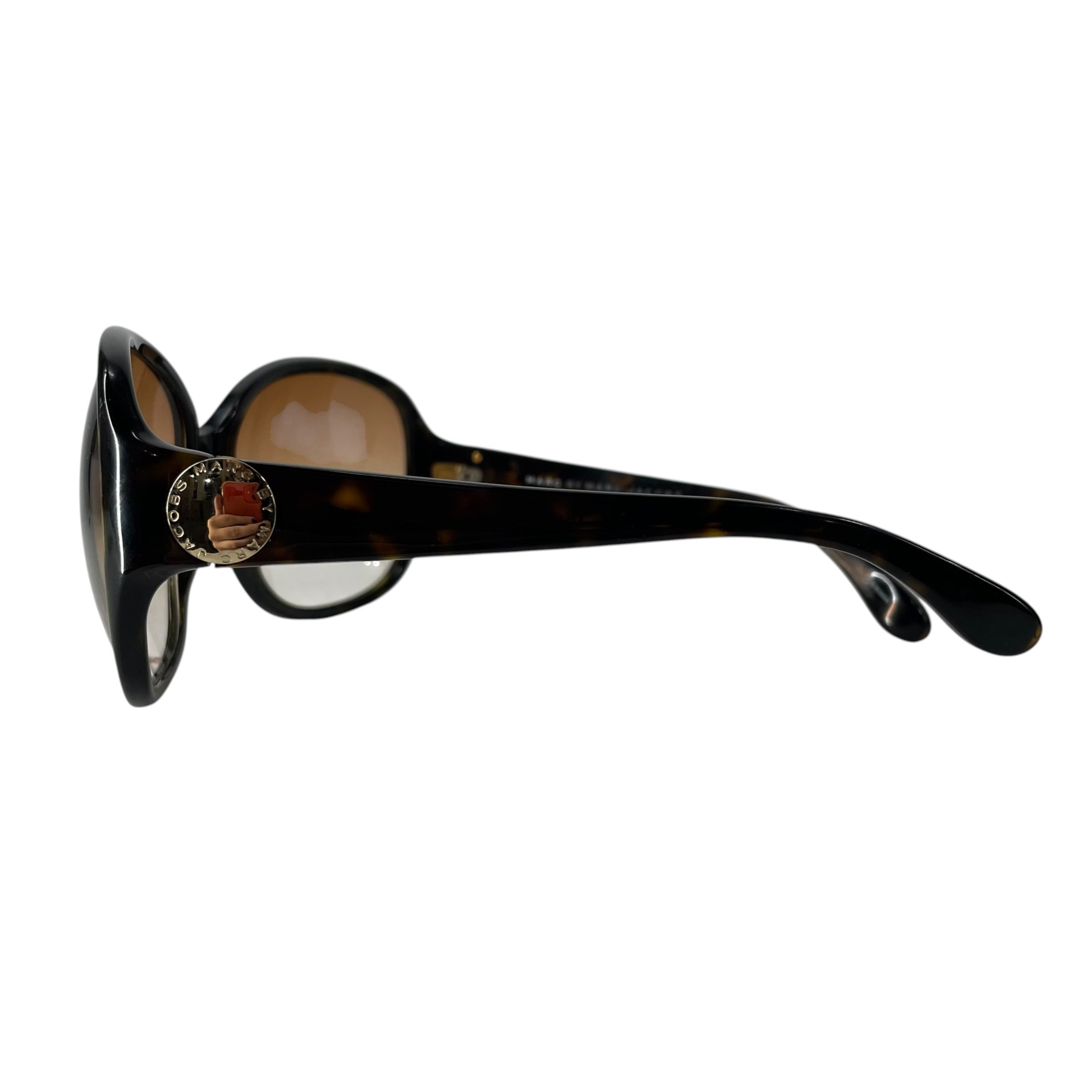 MARC JACOBS/Sunglasses/Tortoiseshell Pattern/BRW/L's/WIDE LENS  MMJ023 view 2