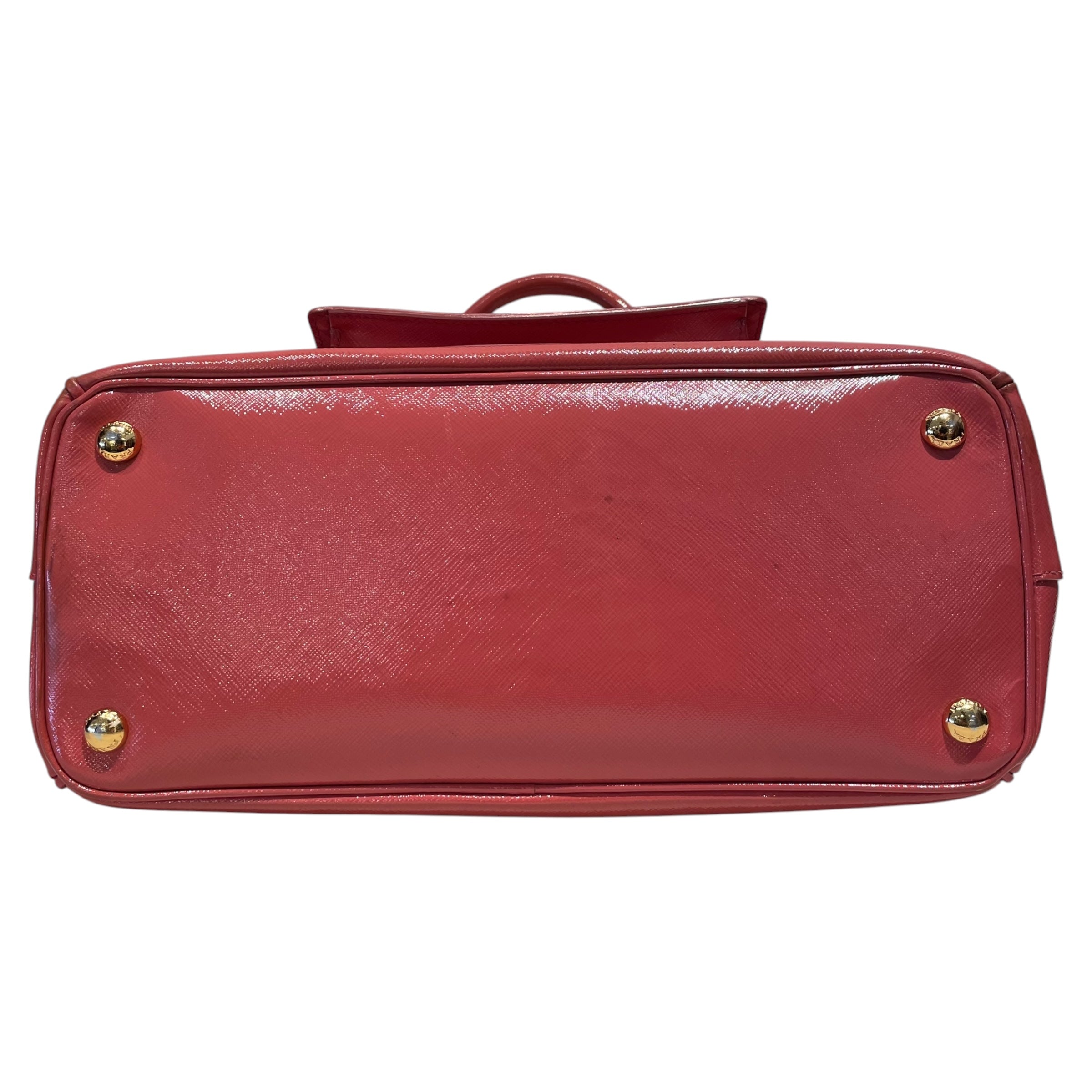 PRADA/Bag/Leather/PNK/Saffiano Vernice Galleria Tote view 3