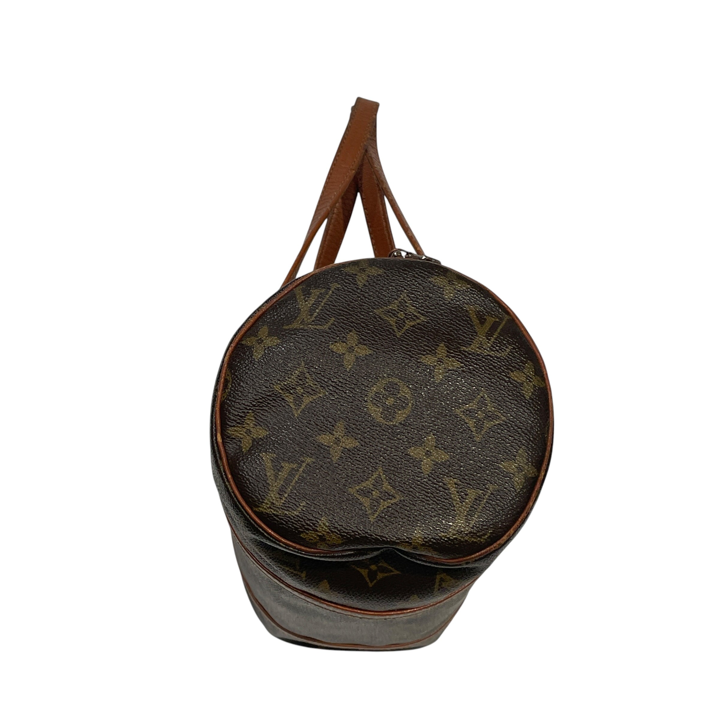 LOUIS VUITTON/Hand Bag/Monogram/Leather/BRW/VINTAGE PAPILLION view 3