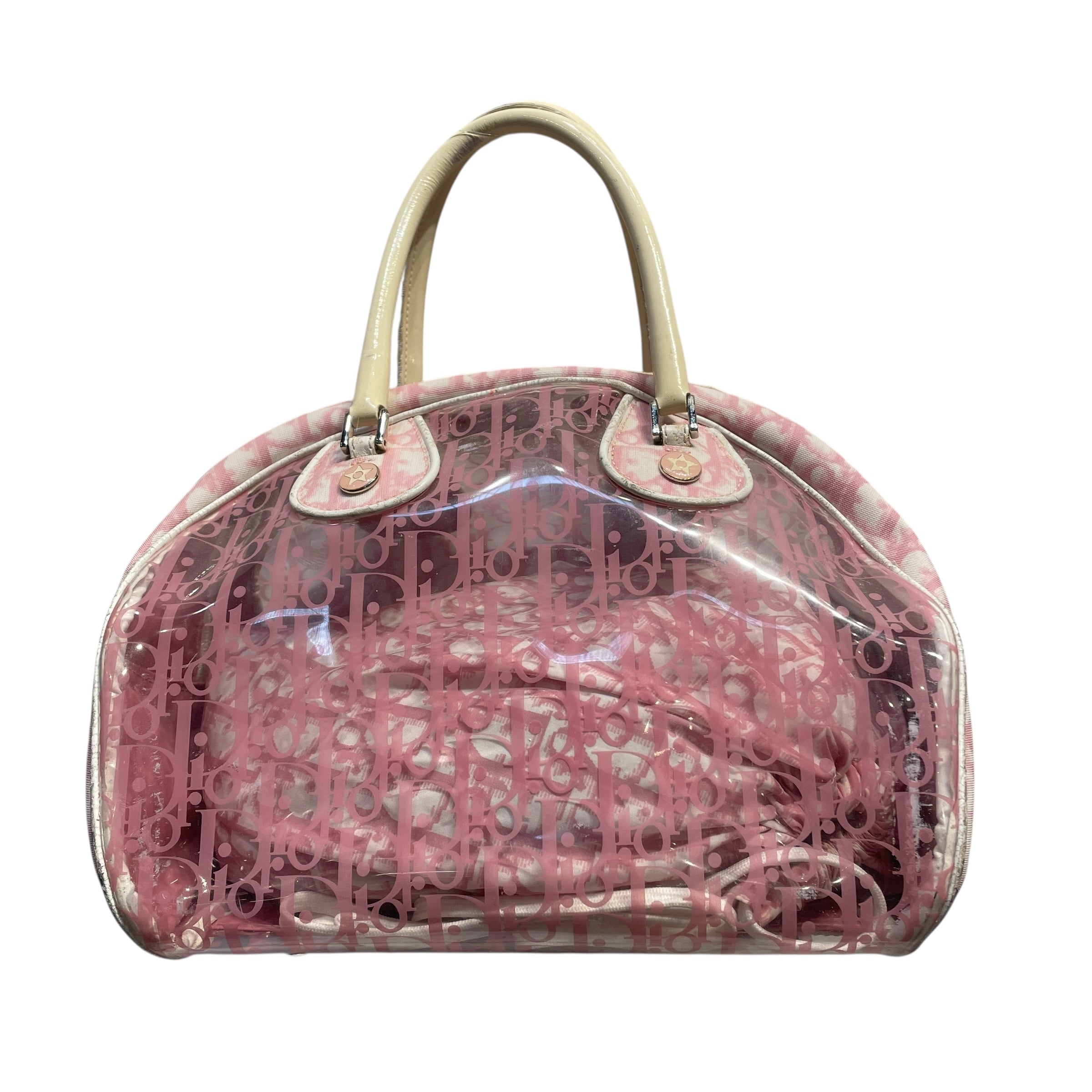 Christian Dior/Hand Bag/OS/Polyester/PNK/ view 2