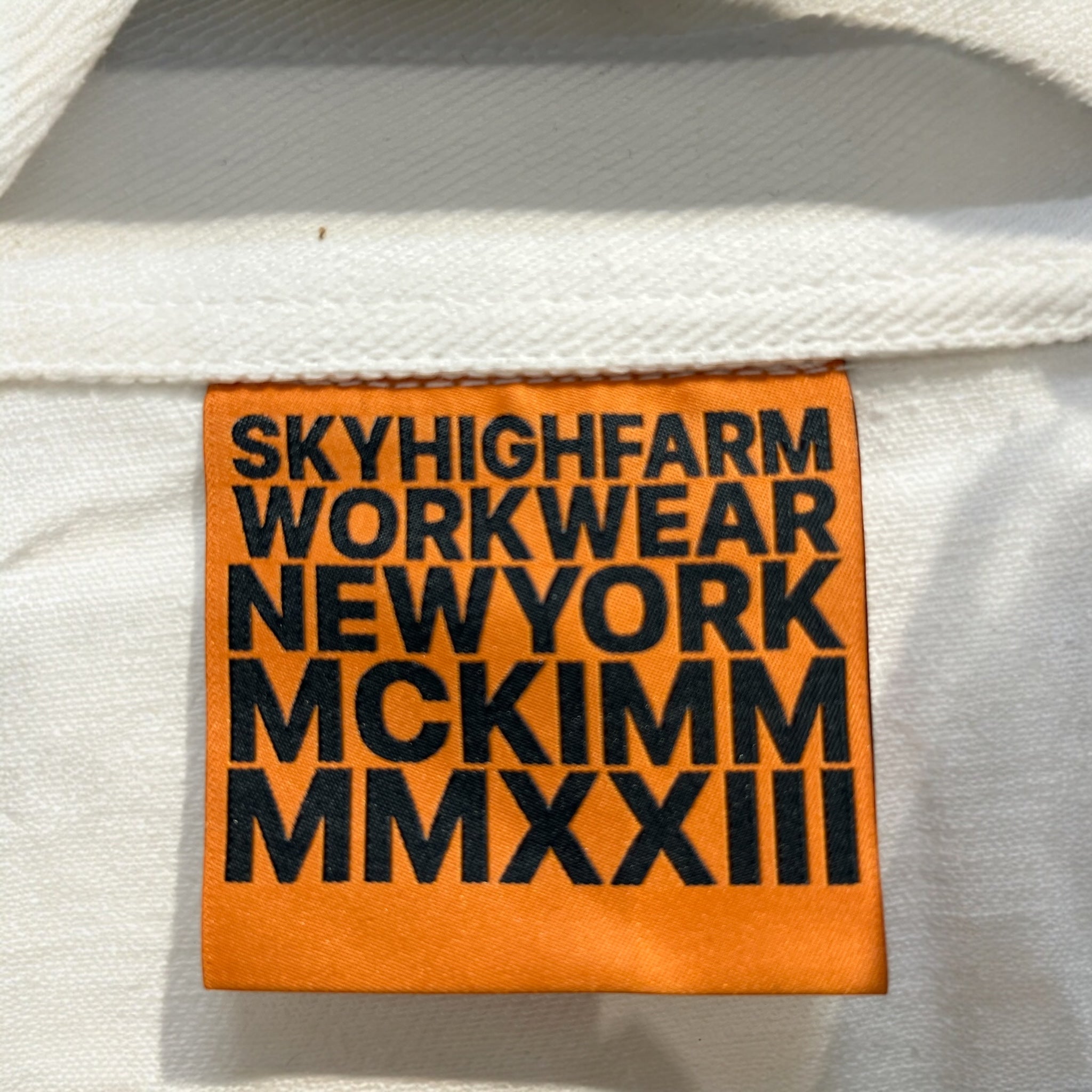Sky High Farm Workwear/Jacket/S/Cotton/WHT/Graphic/FEED THE PEOPLE FOOD IS POWER view 5