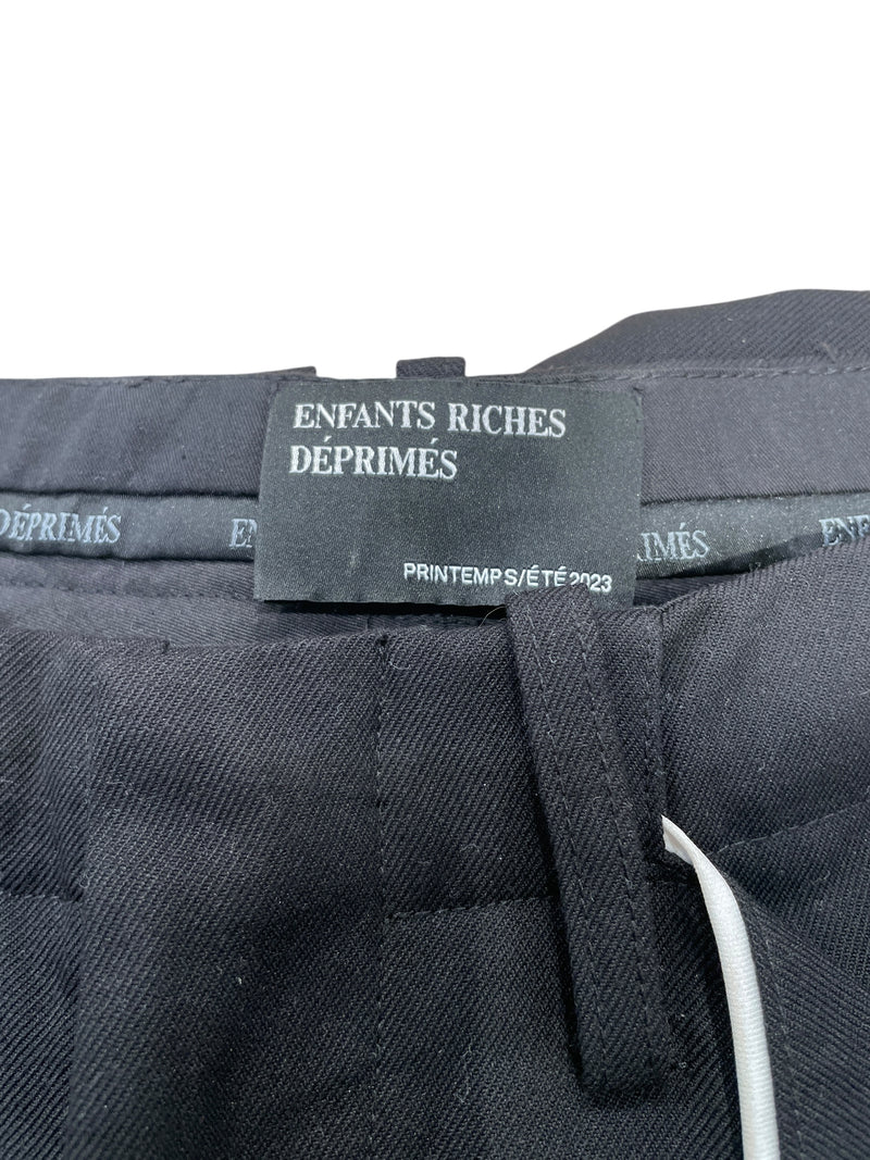 enfants riches deprimes/Bootcut Pants/S/Cotton/BLK/ERD CLOVE PATCH