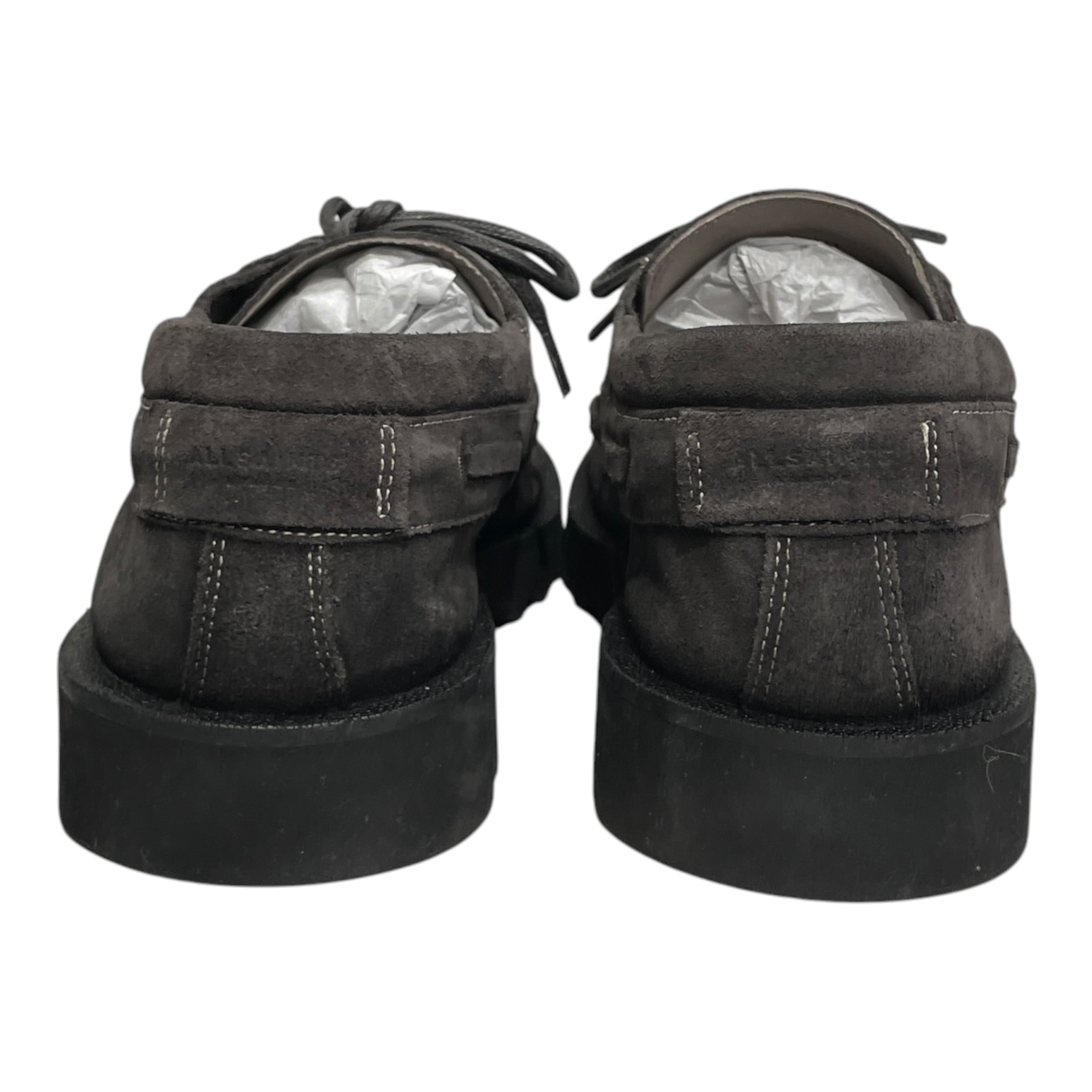 ALLSAINTS/Low-Sneakers/EU 43/Suede/GRY/LUG SOLE DECK SHOE view 2