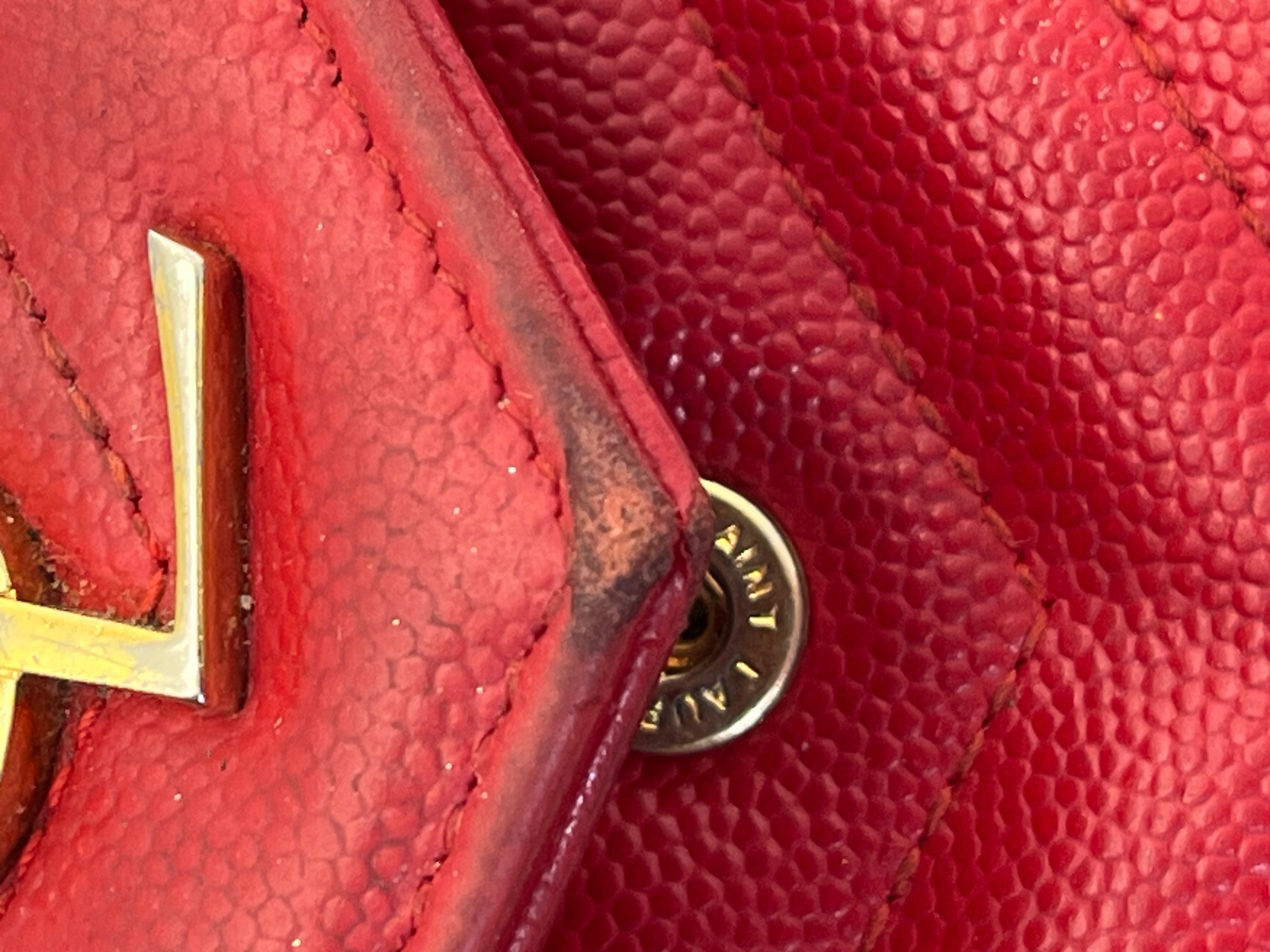 SAINT LAURENT/Cross Body Bag/Leather/RED/ view 10