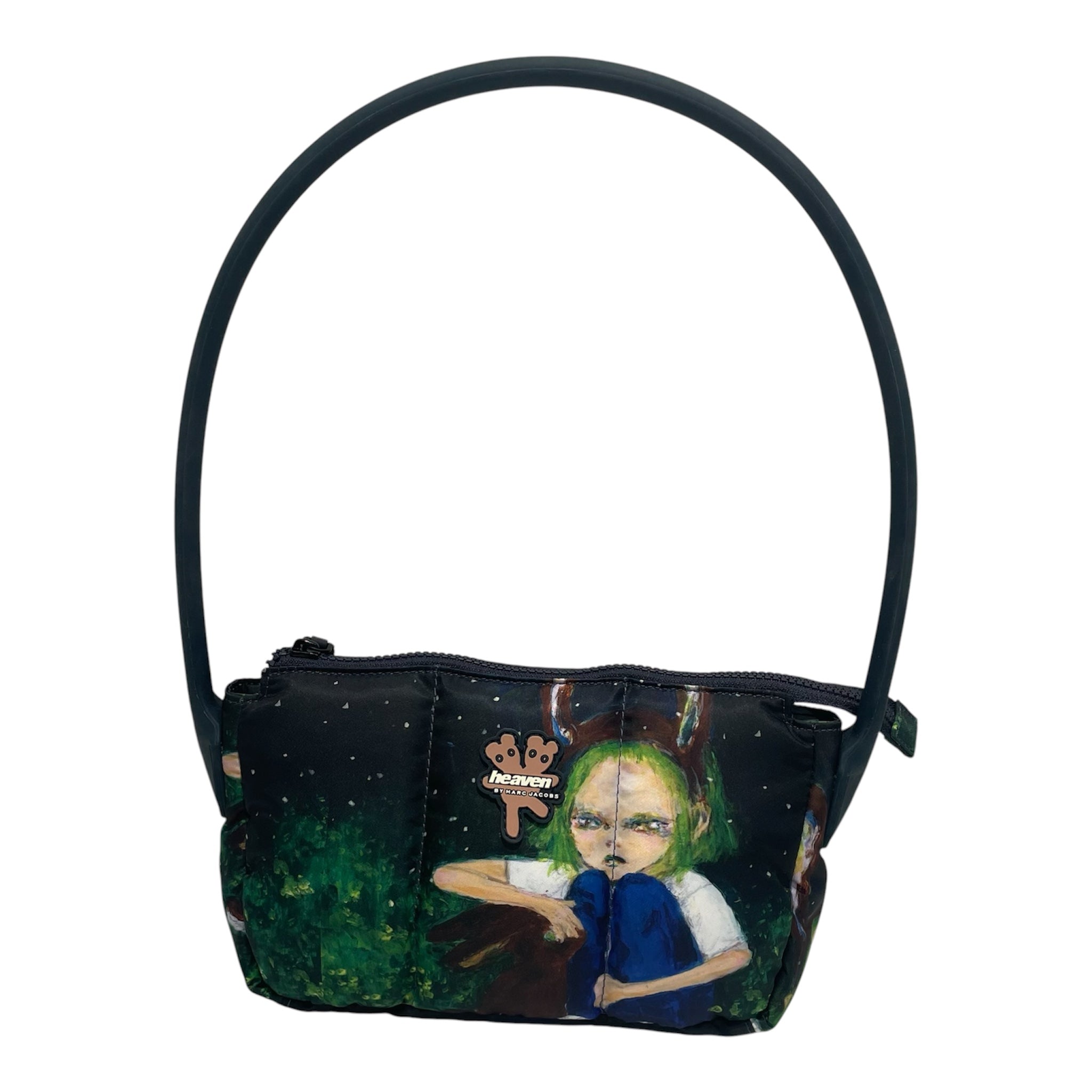 Heaven By Marc Jacobs/Bag/All Over Print/Nylon/BLK/girl and bunny view 1