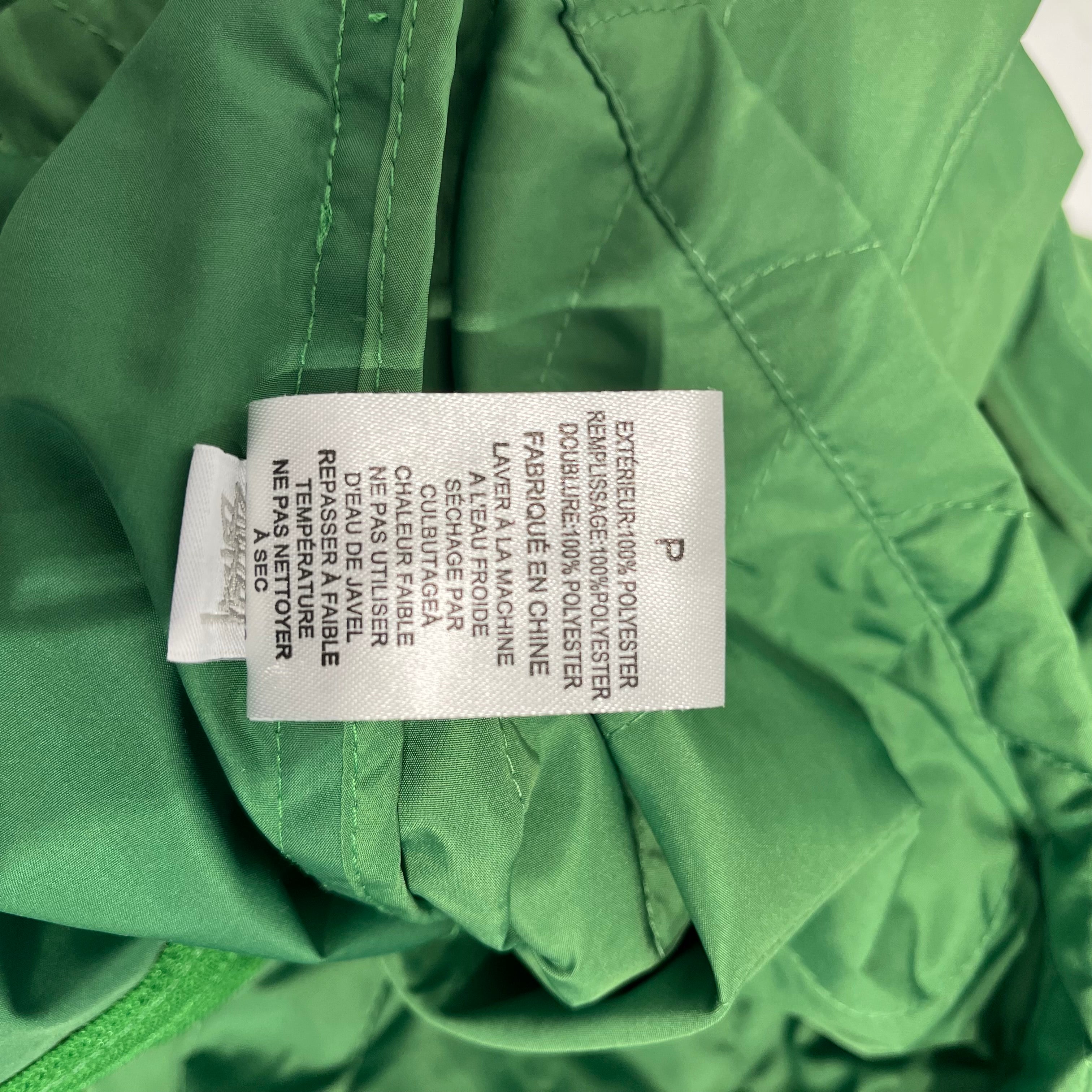 STUSSY/Jacket/S/Nylon/GRN/GREEN PUFFER VEST view 5