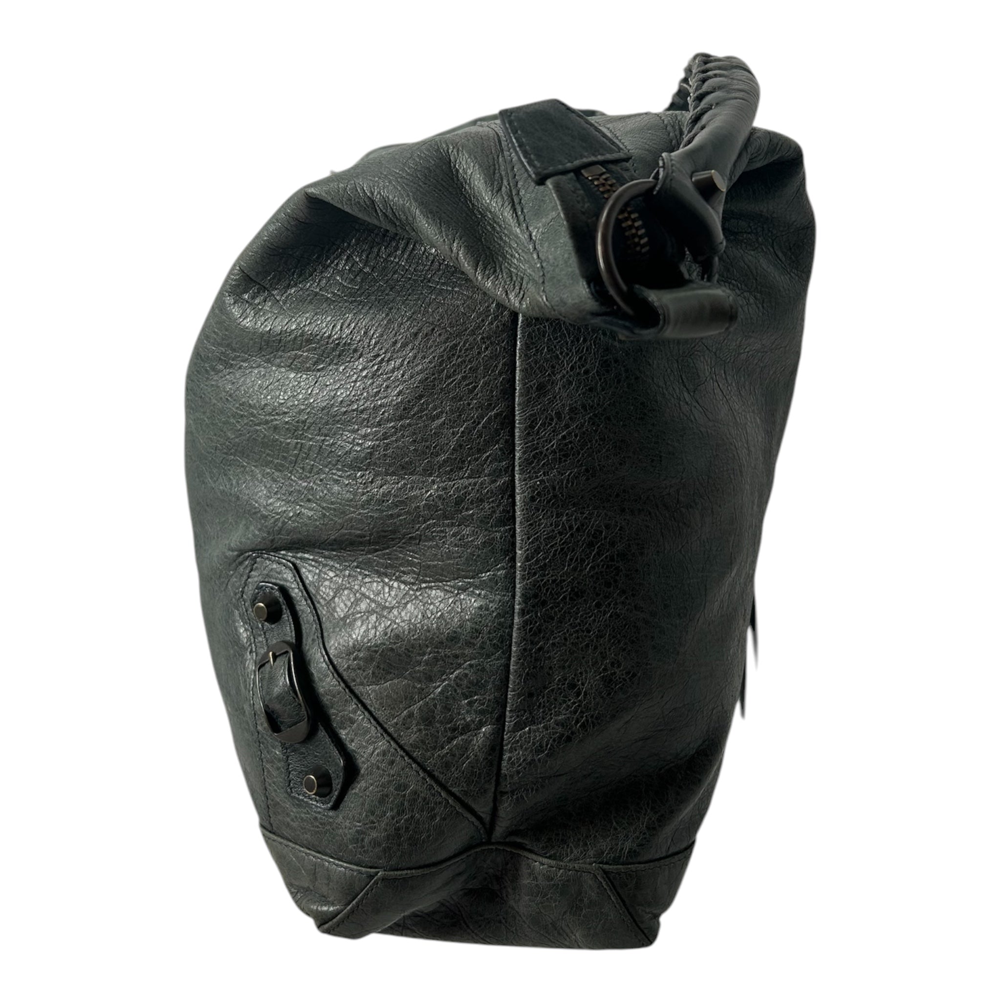 BALENCIAGA/Bag/GRN/GREY/GREEN "DAY" BAG view 3