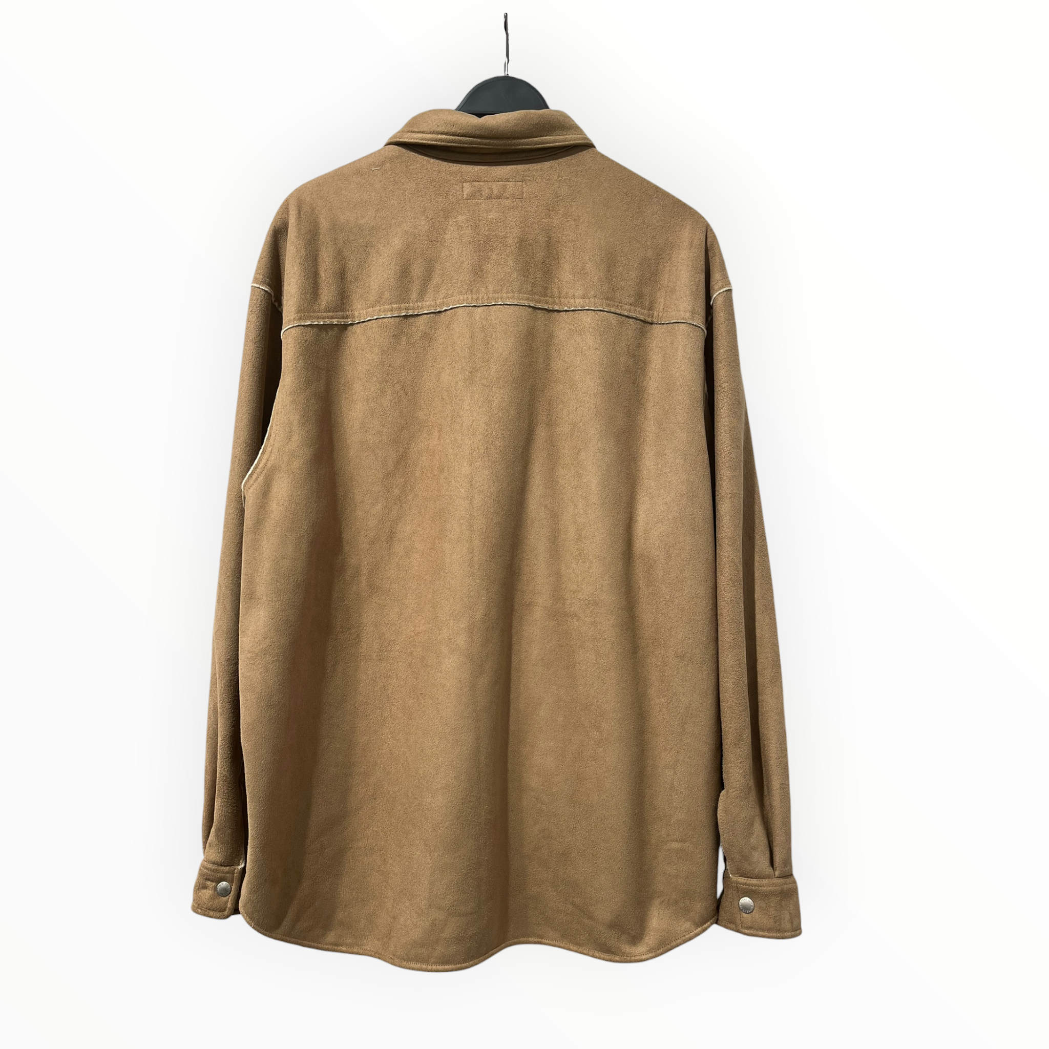 Supreme/Jacket/XL/Polyester/BRW/FAUX SUEDE SNAP SHIRT FW25 view 2