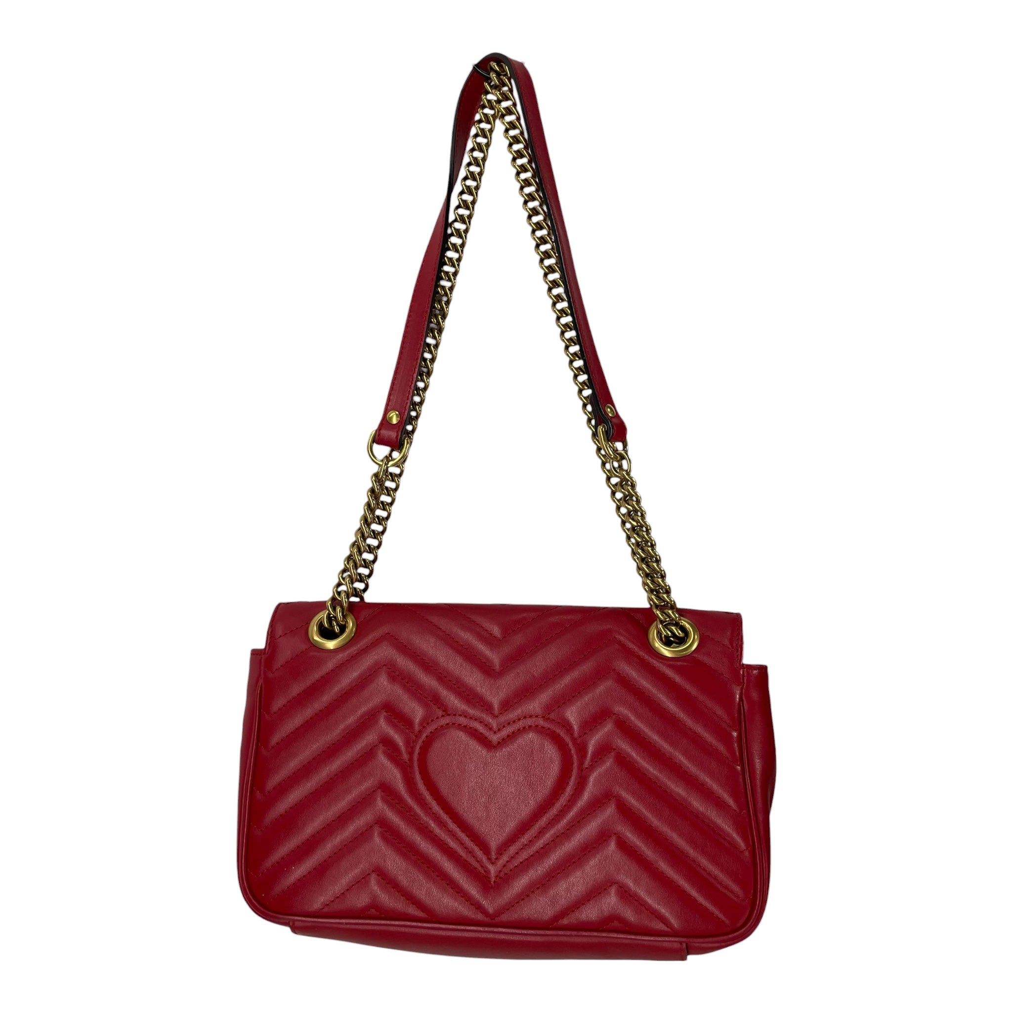 GUCCI/Bag/Leather/RED/MARMONT MATELASSE SHOULDER view 2