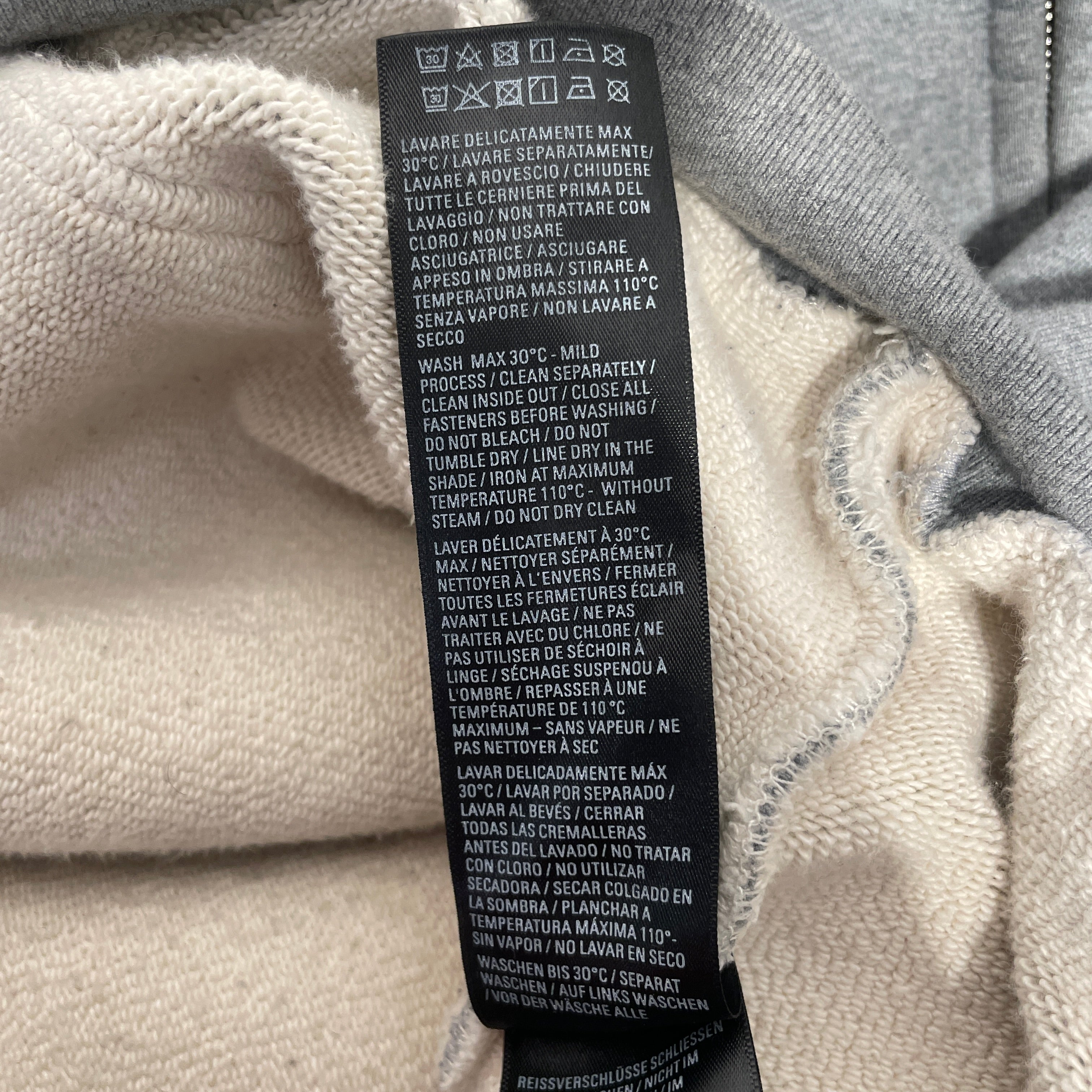 BALENCIAGA/Jacket/S/Cotton/GRY/SPORTS ICON UNITY view 3