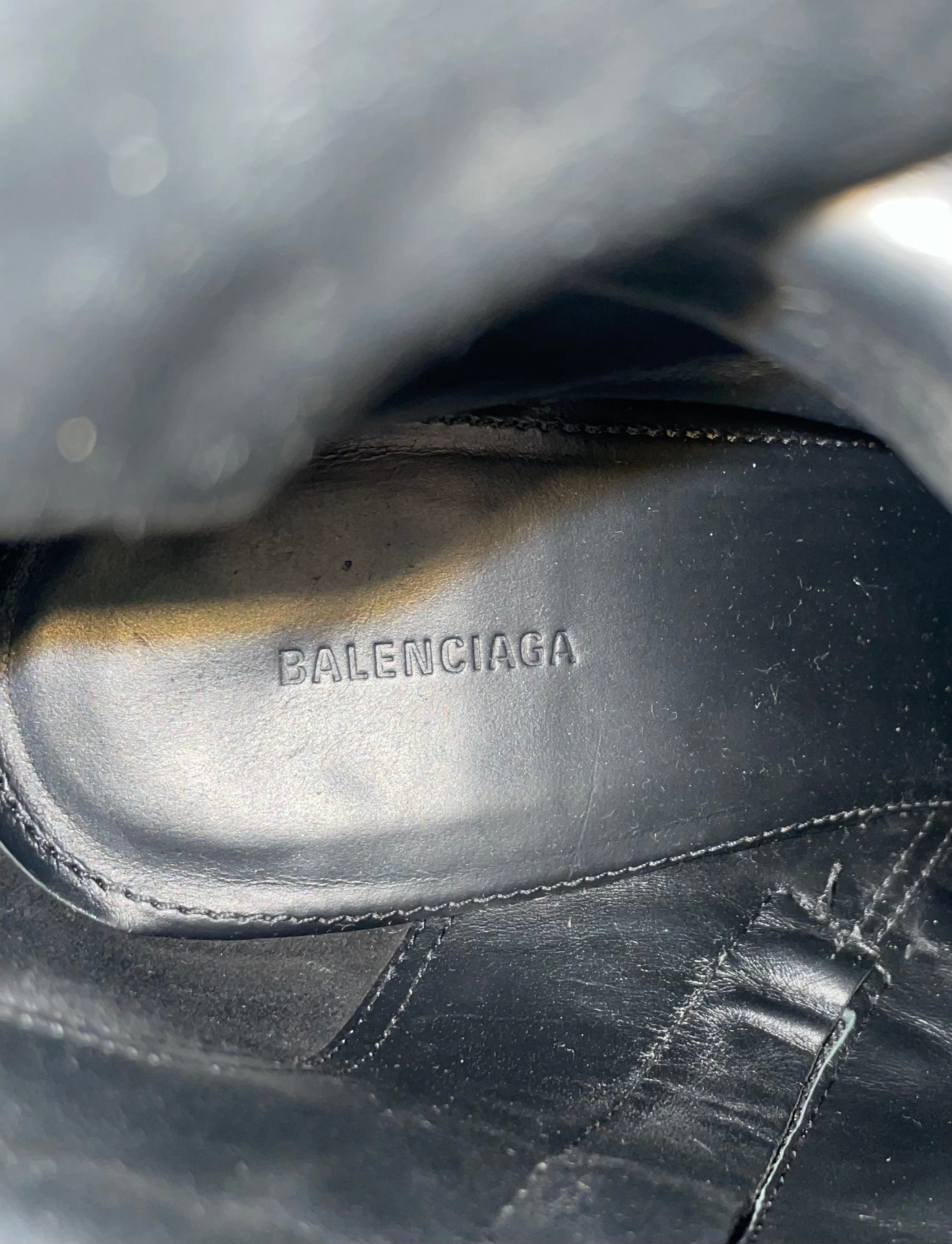 BALENCIAGA/Heels/EU 39/Leather/BLK/LA CAGOLE ANKLE BOOTS view 3