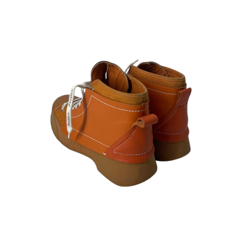 JW ANDERSON(J.W.ANDERSON)/Hi-Sneakers/US 8/Leather/ORN/panelled sneakers