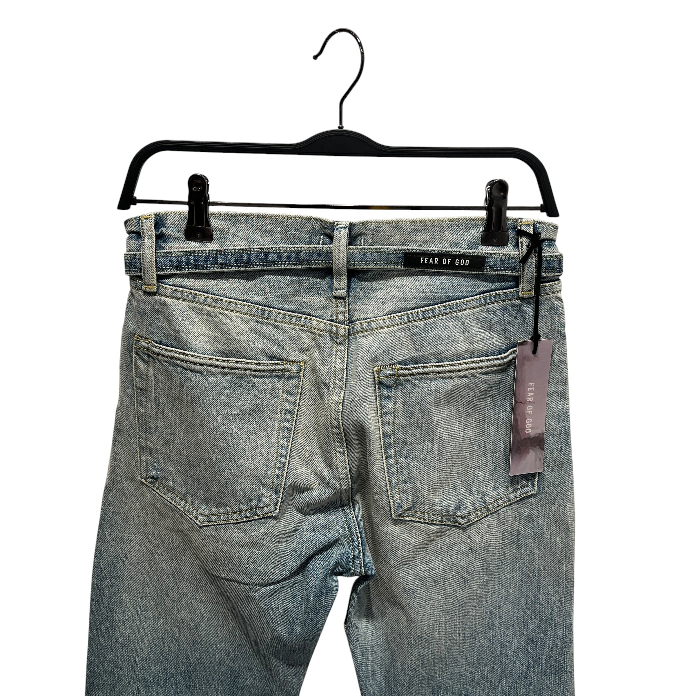 FEAR OF GOD/Straight Pants/29/Denim/BLU/SLIM DOUBLEKNEE BELTED LIGHT view 12