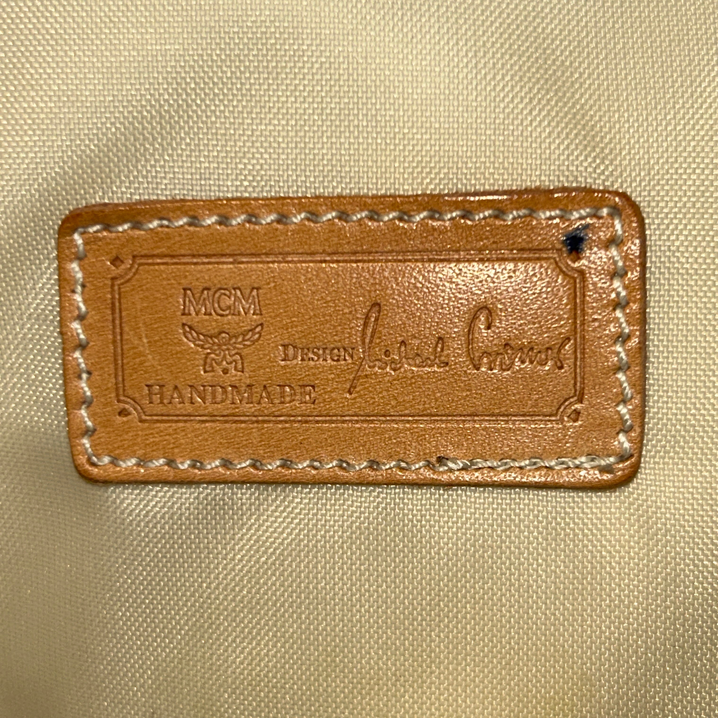 MCM/Luggage/Monogram/Nylon/CRM/Canvas Monogram Travel Bag view 5