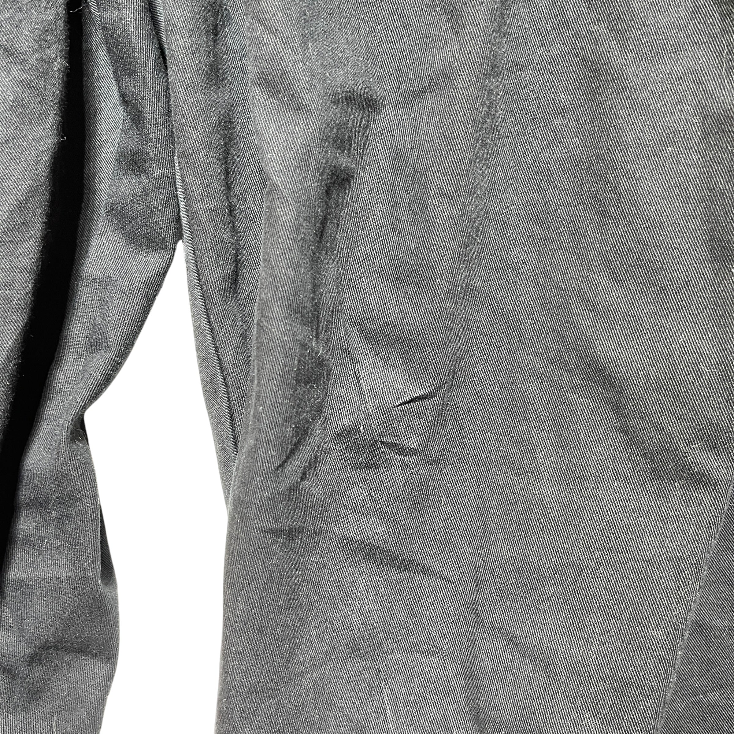 YUREMANE/Slacks/2/Cotton/BLK/CROSS PLEAT WIDE LEG view 4