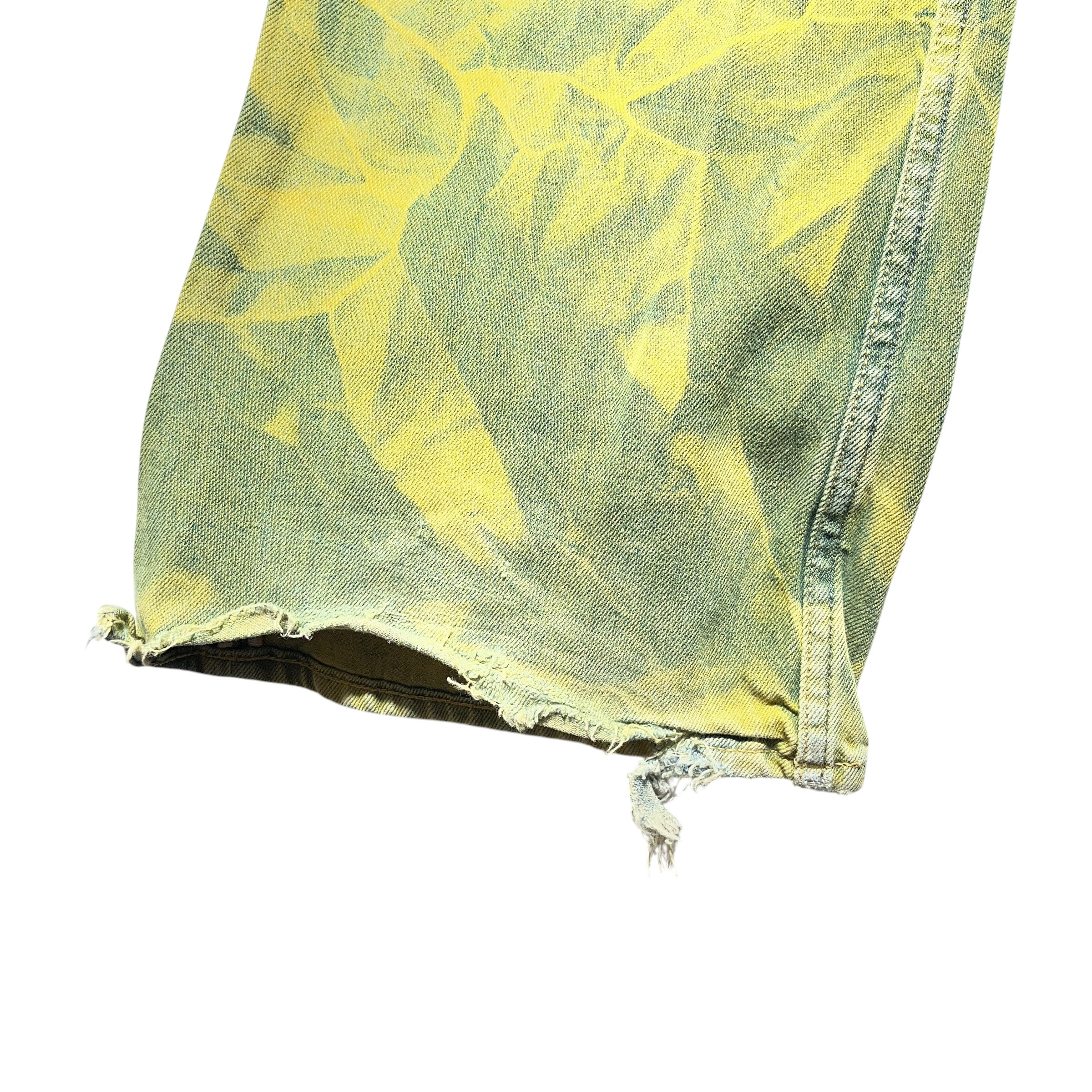 Acne Studios/Bootcut Pants/30/Denim/GRN/TIE DYE FLARE view 5