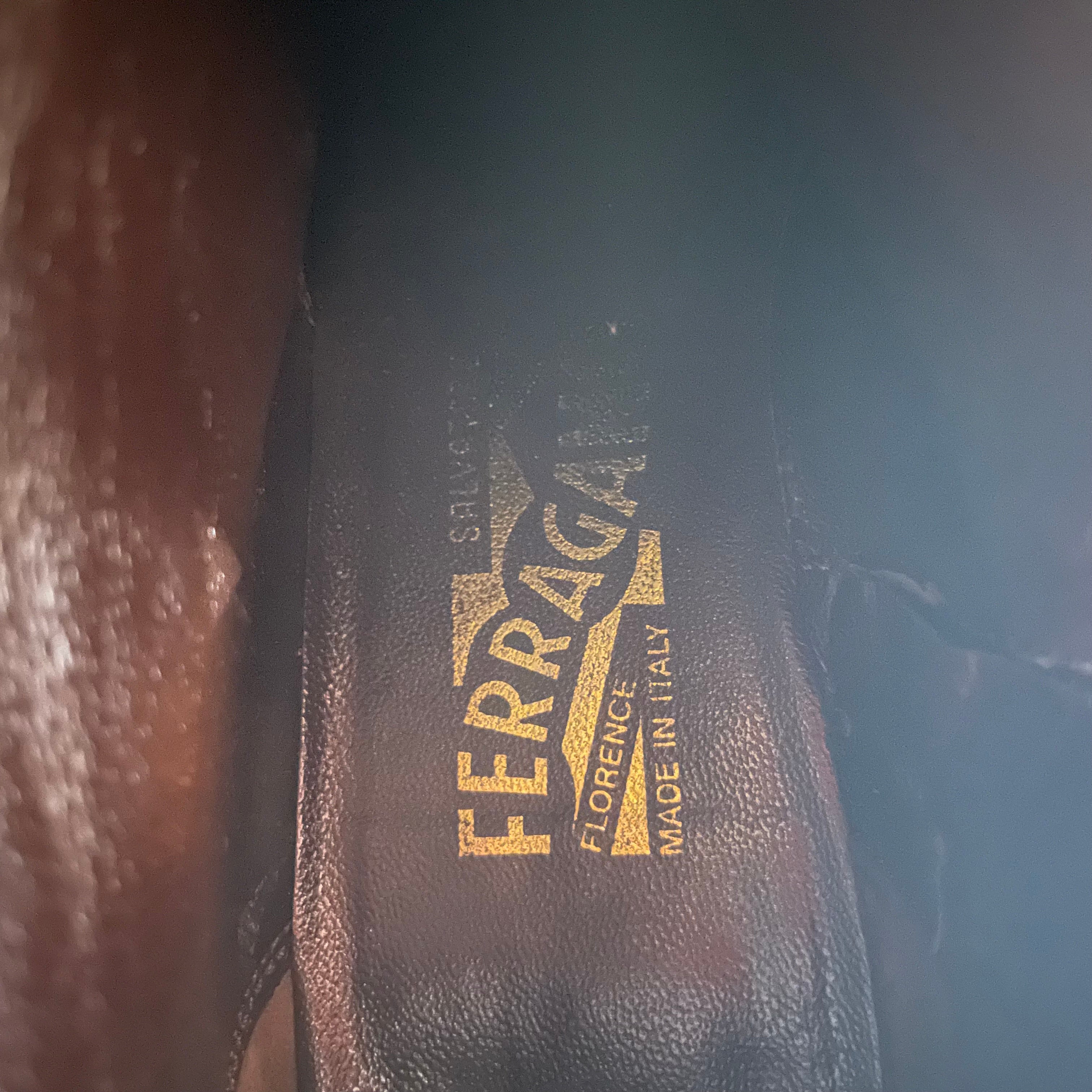 Salvatore Ferragamo/Boots/US 6.5/Fur/BRW/PONY HAIR KITTEN HEEL BOOT view 4