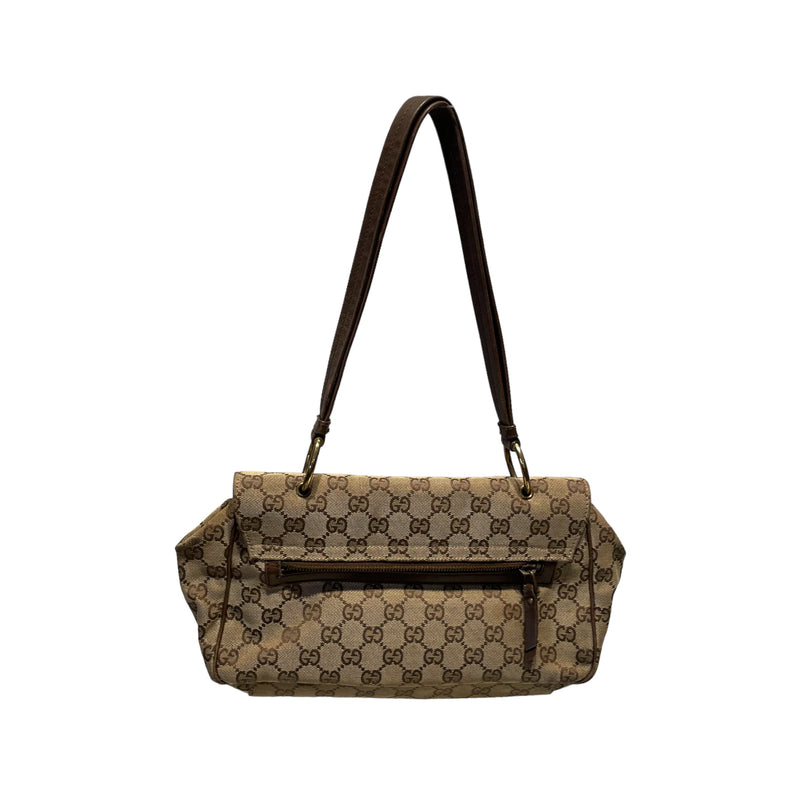 GUCCI/Hand Bag/Monogram/Cotton/KHK/90643