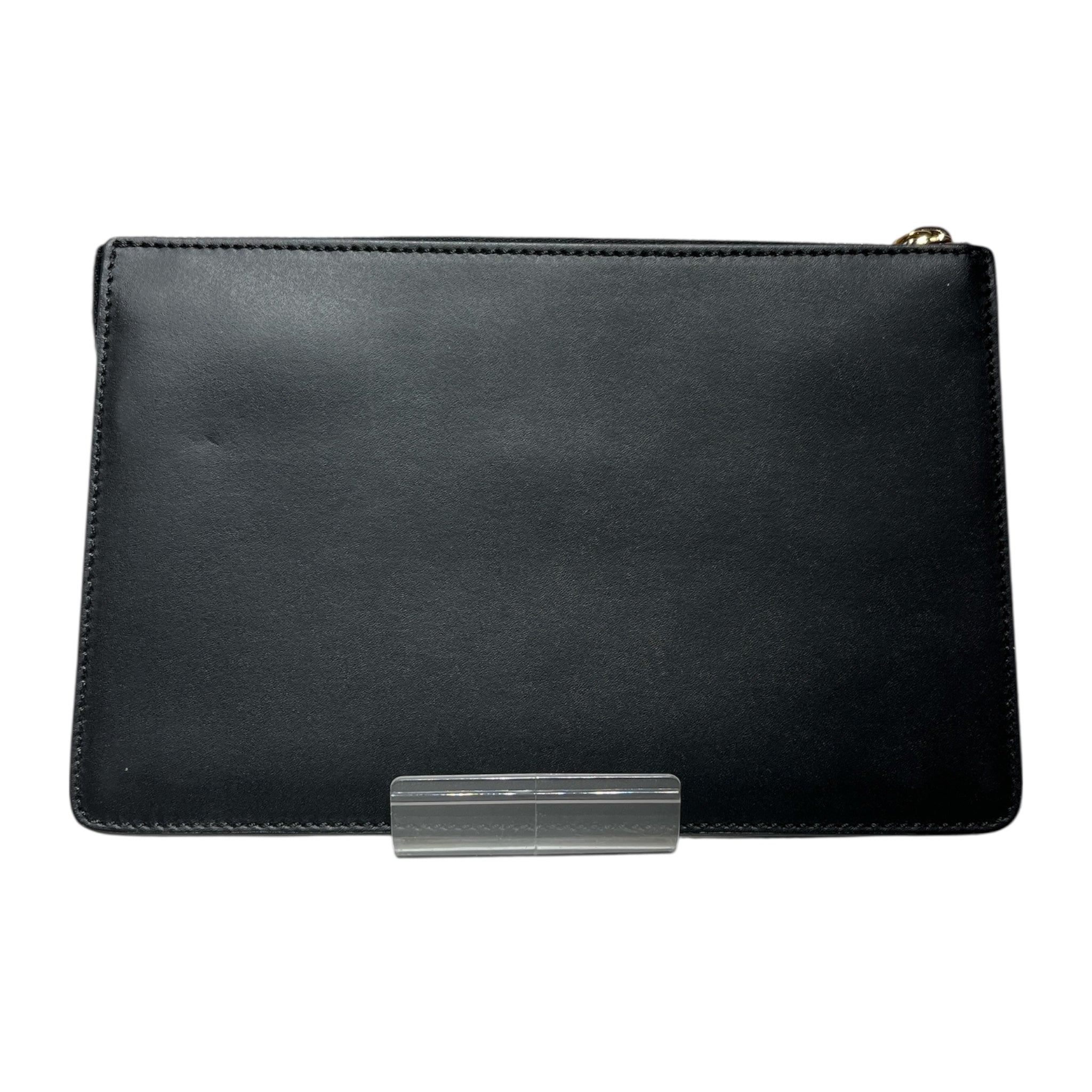 FENDI/Pouch/Leather/BLK/GOLD EYE POUCH view 3