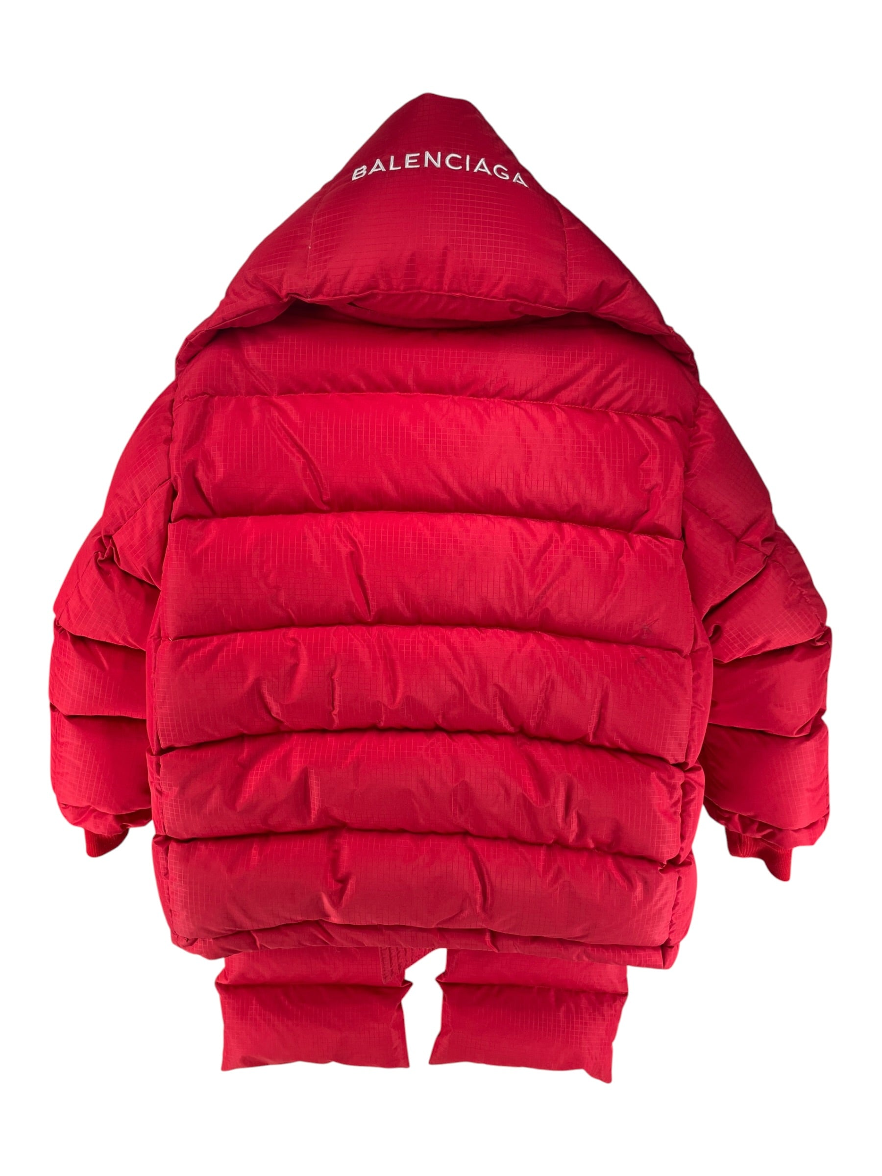BALENCIAGA/Puffer Jkt/36/Polyester/RED/SCARF PUFFER UP57 2017 view 2
