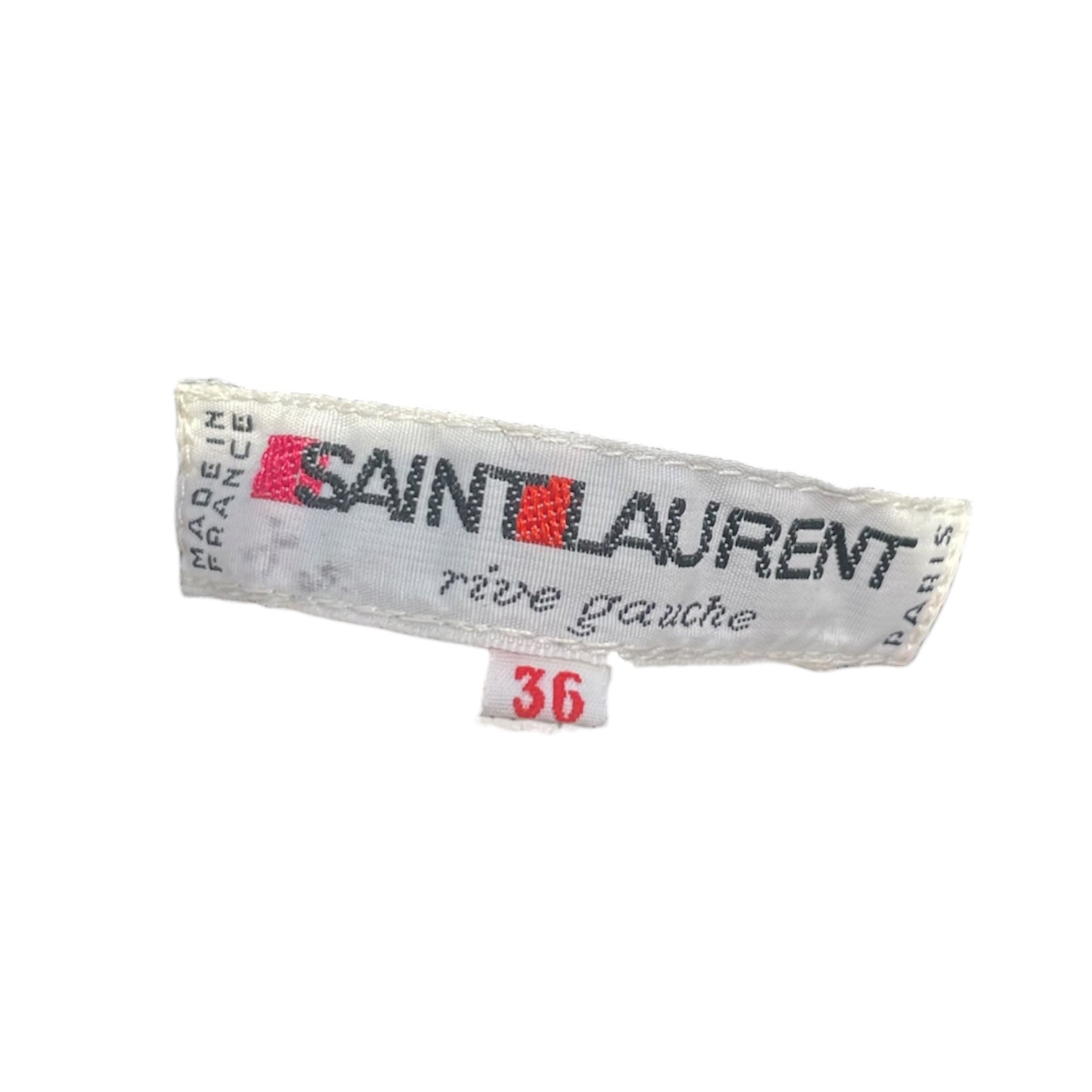 YVES SAINT LAURENT rive gauche/Skirt/36/Stripe/Cotton/BLK/PINSTRIPE TWO POCKET SKIRT view 3