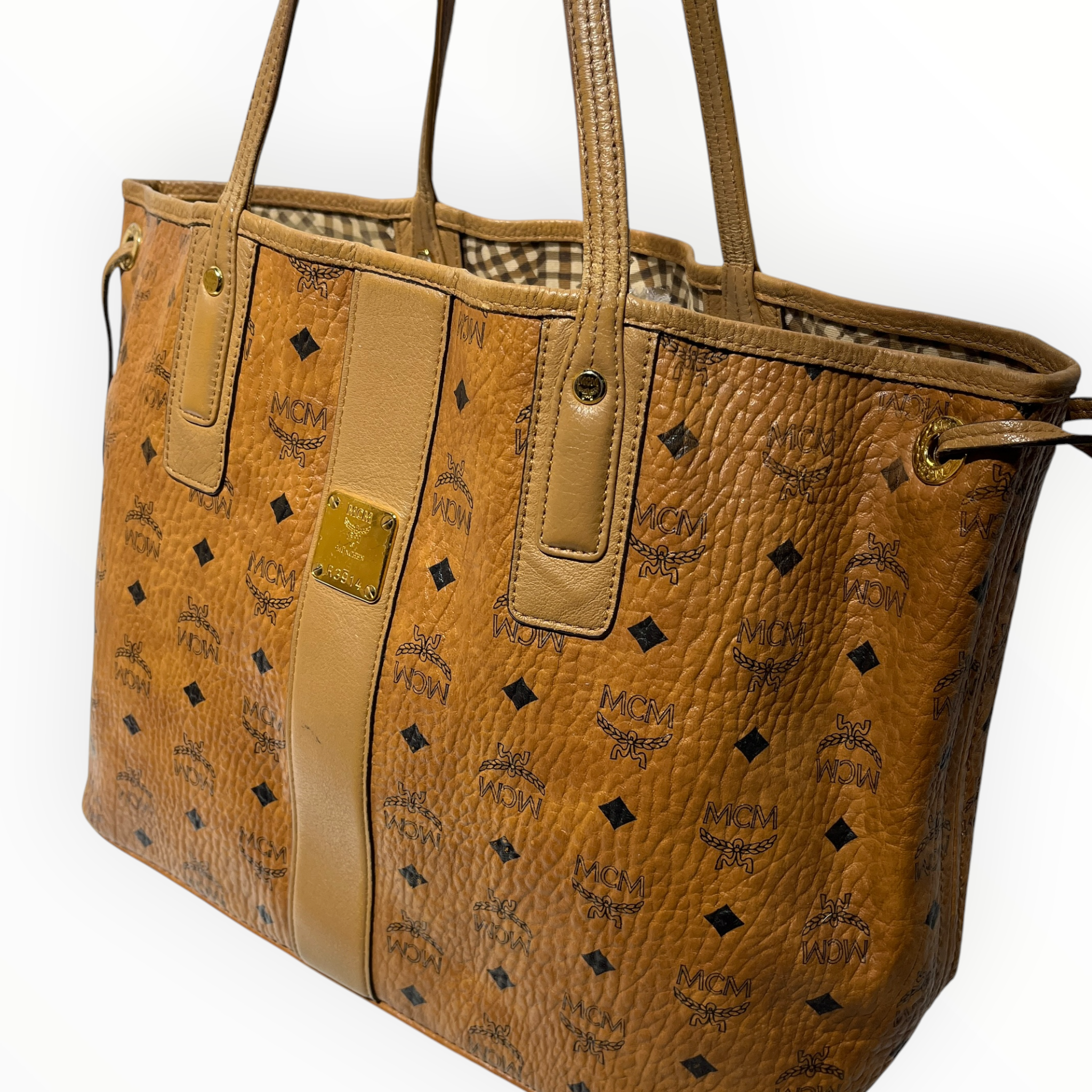 MCM/Tote Bag/Monogram/Cowhide/CML/Reversible view 5