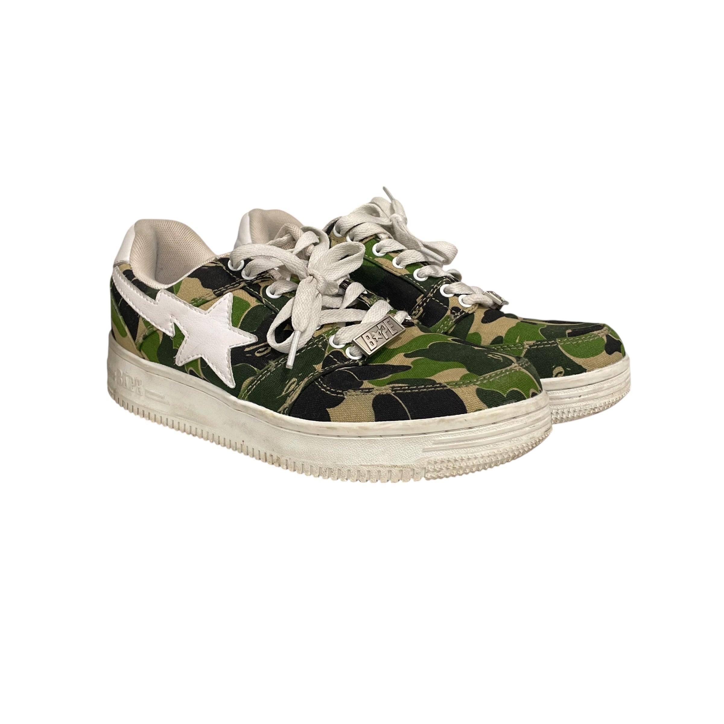 BAPE STA!/Low-Sneakers/US 8.5/Camouflage/GRN/ABC Camo 20th Anniversary view 1