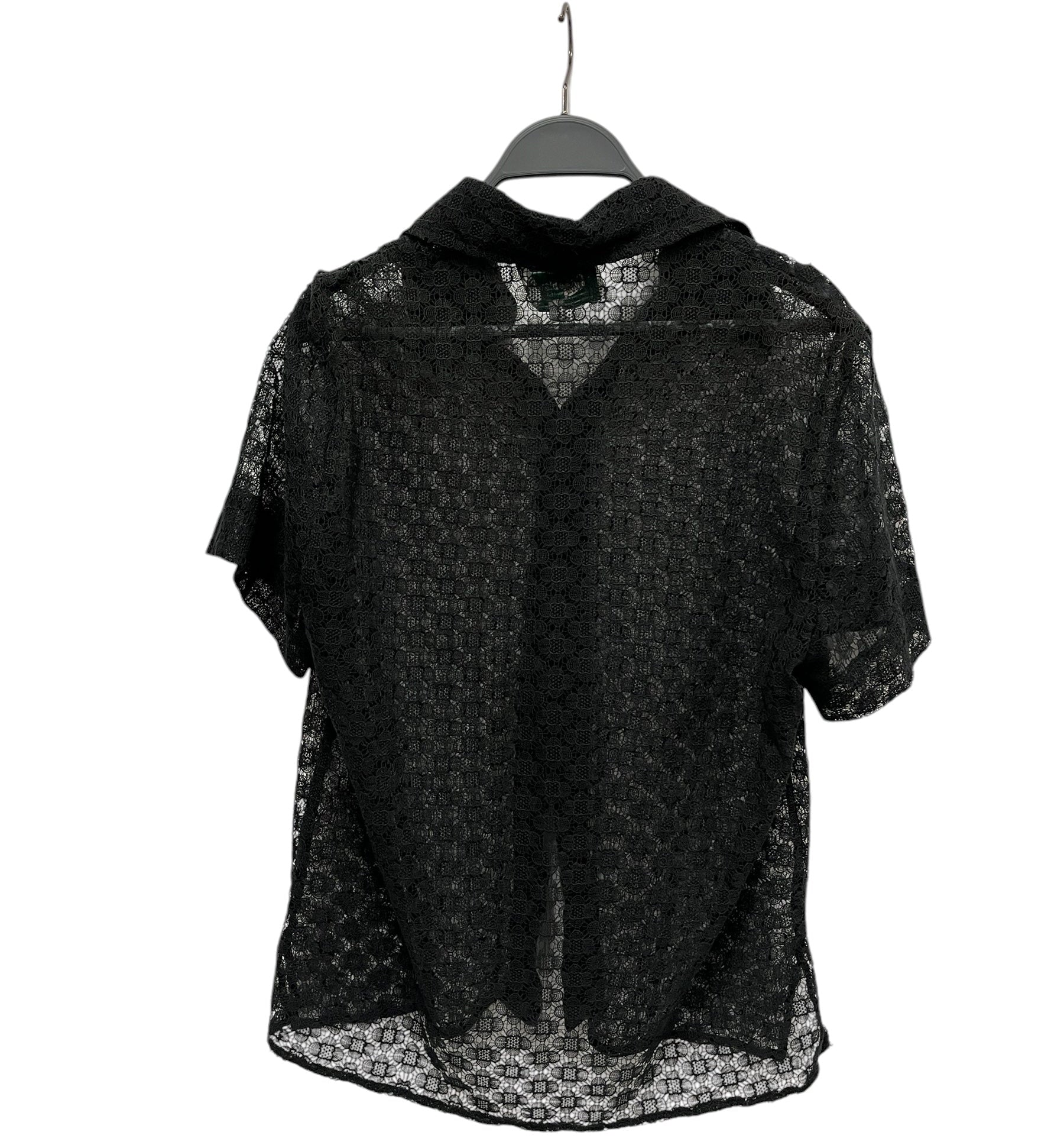 CASABLANCA/SS Blouse/S/Polyester/BLK/MS23-SH-080-03 view 2