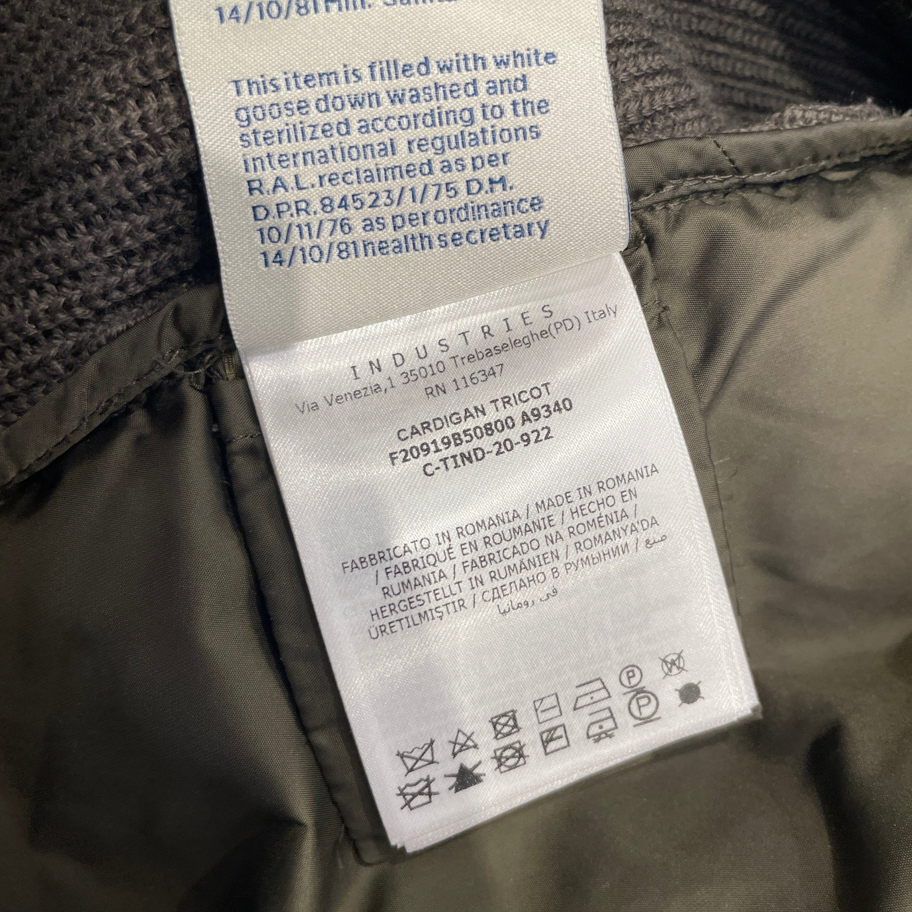 MONCLER/Cardigan/XXL/Nylon/GRN/ZIP UP PUFFER VEST/CARGIGAN view 4