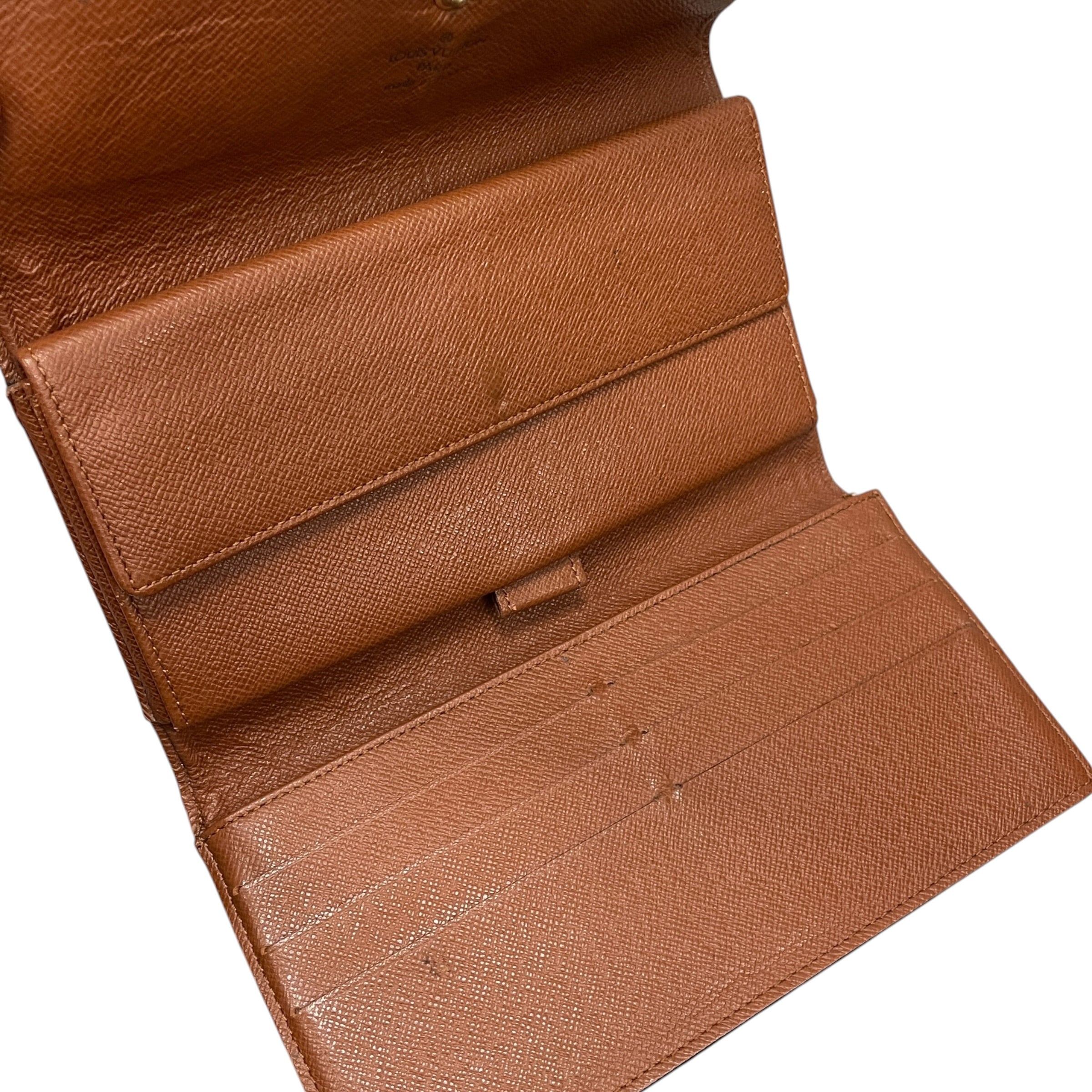 LOUIS VUITTON/Long Wallet/Monogram/Leather/BRW/L's/MONOGRAM LONG WALLET view 3