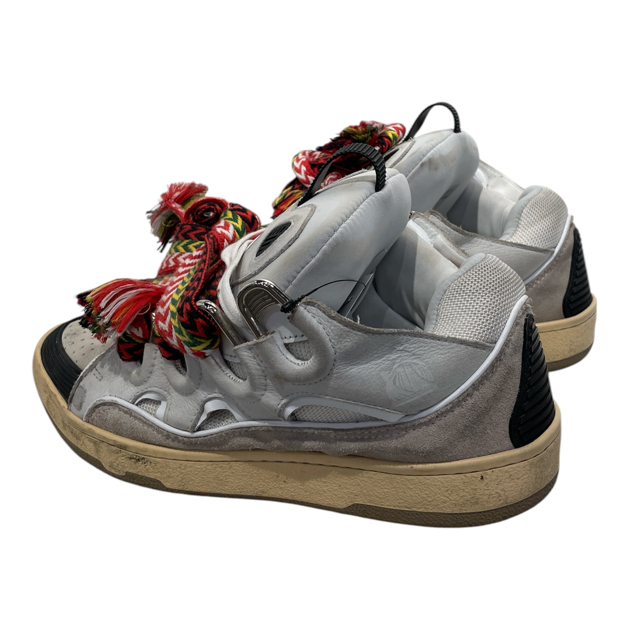 LANVIN/Hi-Sneakers/EU 43/Leather/WHT/CURB SNEAKERS view 2