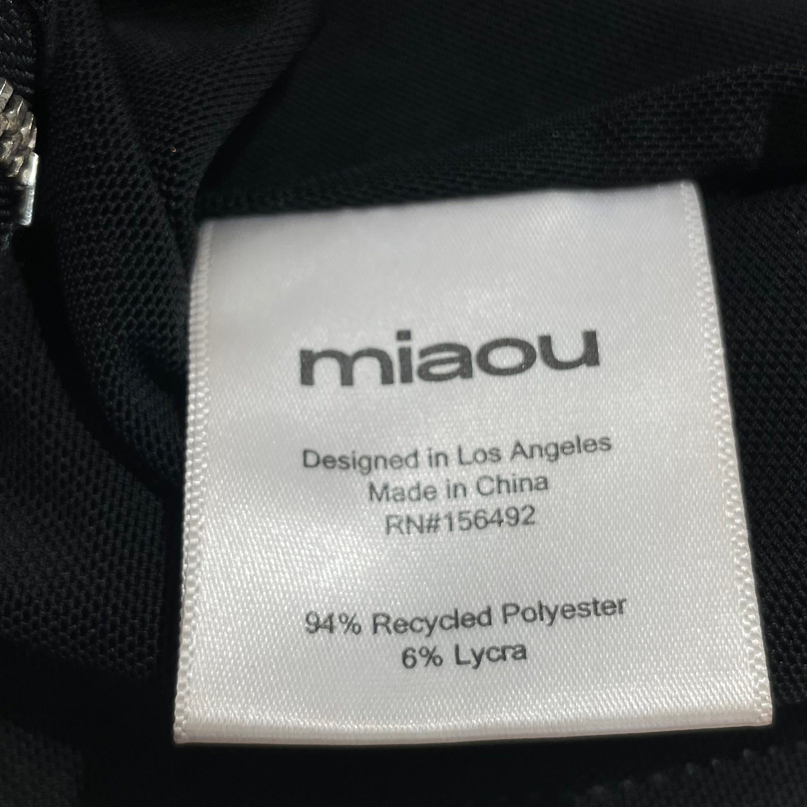 miaou/Camisole/XS/Polyester/BLK/sheer corset view 4