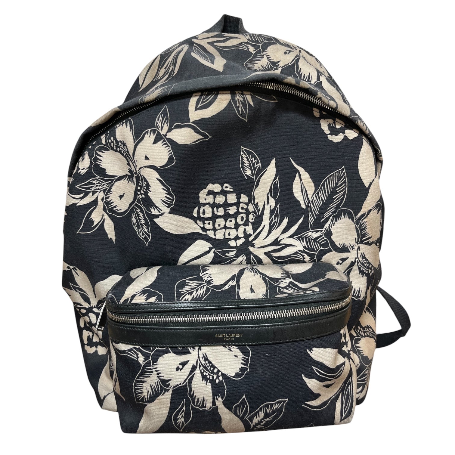 SAINT LAURENT/Backpack/Floral Pattern/Cotton/BLK/CITY BACKPACK LND435988-1016 view 1