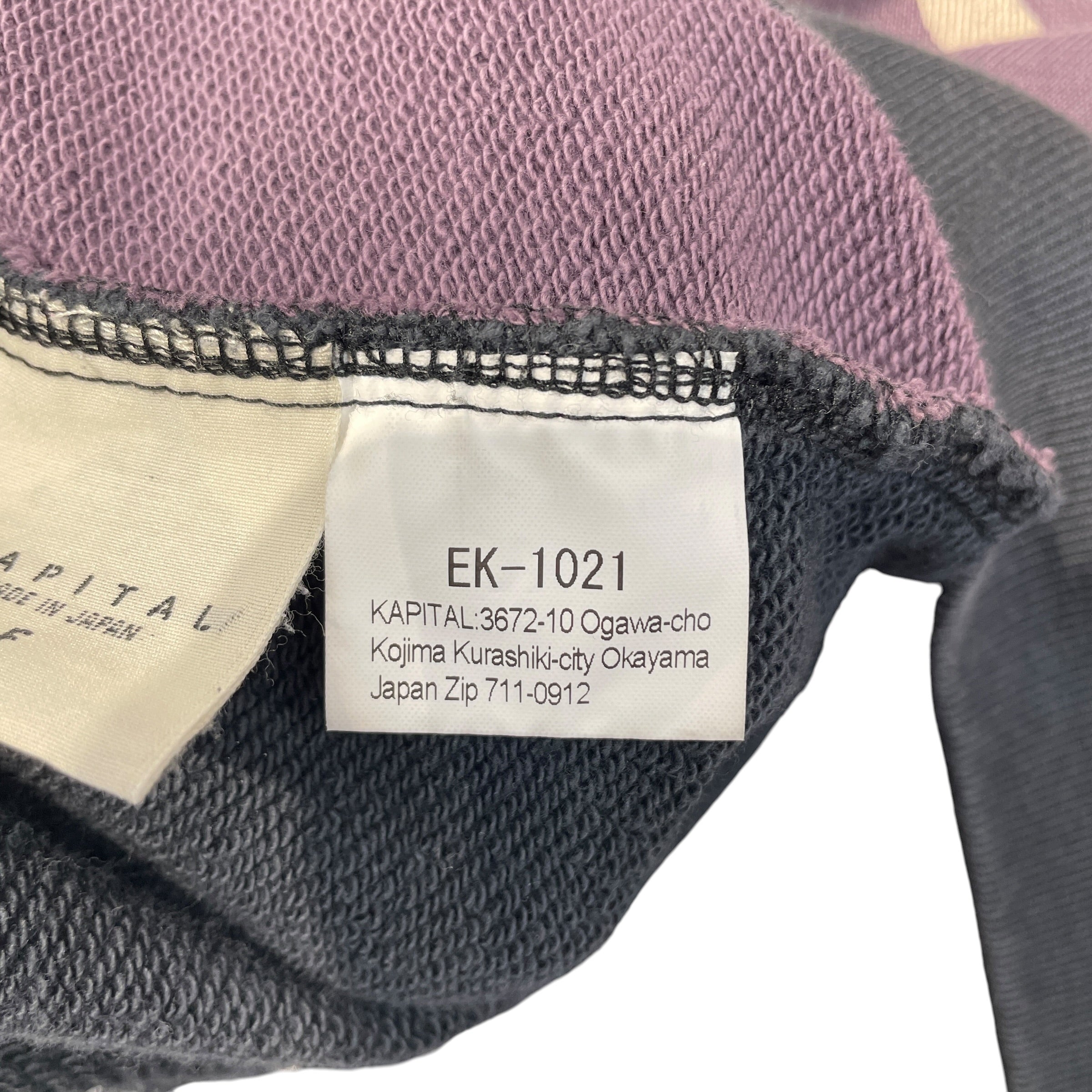 KAPITAL/Sweatshirt/L/Cotton/GRY/Skeleton Two Tone view 4