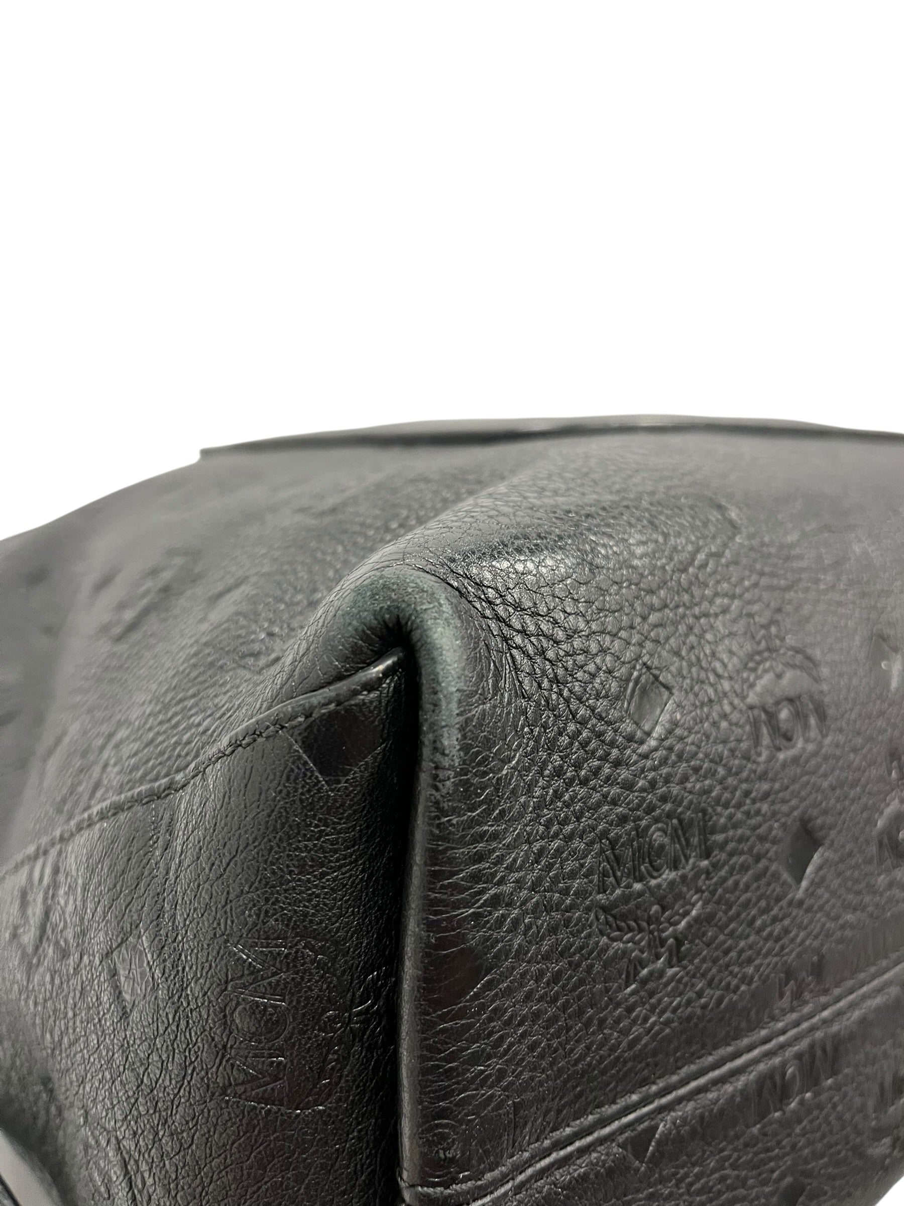 MCM/Cross Body Bag/Monogram/Leather/BLK/Klara Hobo view 7