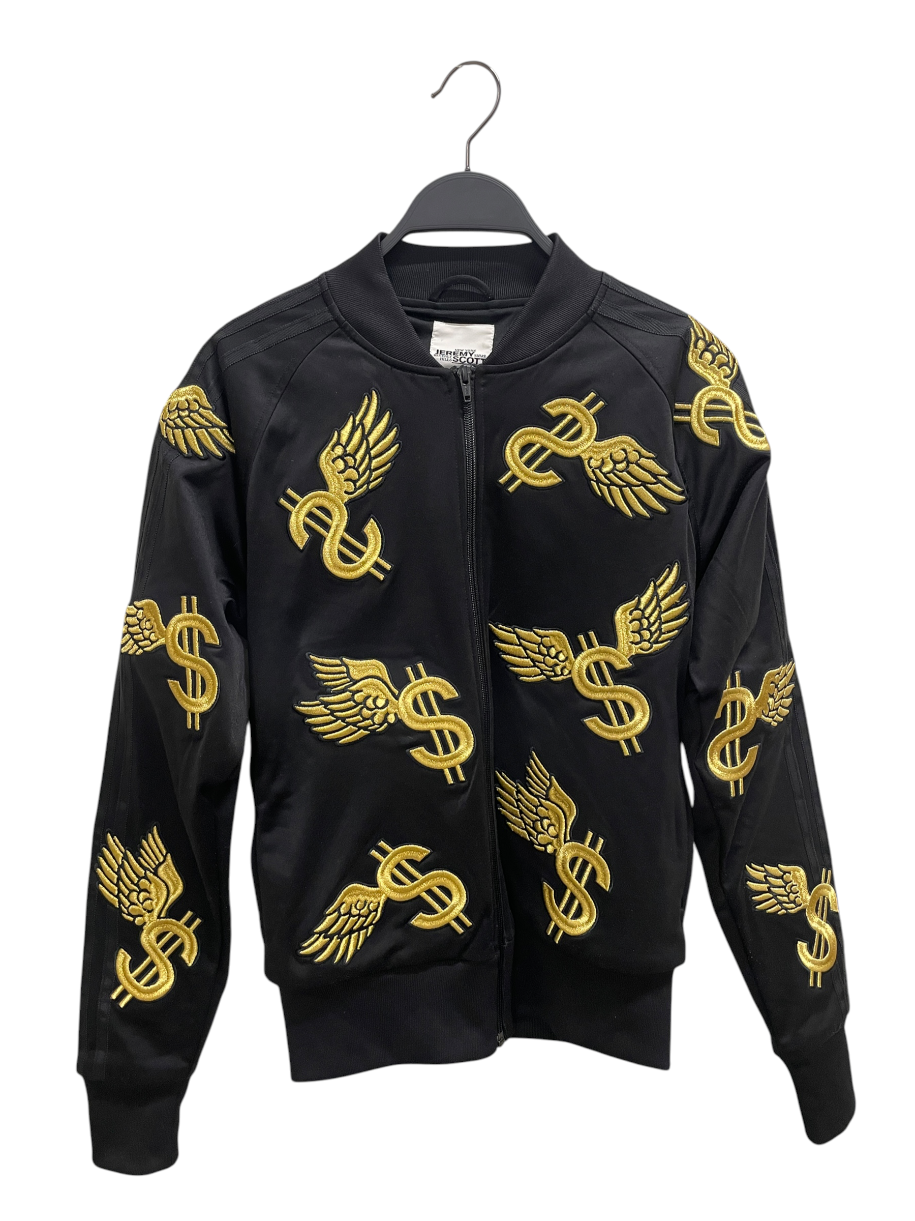 JEREMY SCOTT/adidas/Track Jkt/XS/Cotton/BLK/WING DOLLAR view 1