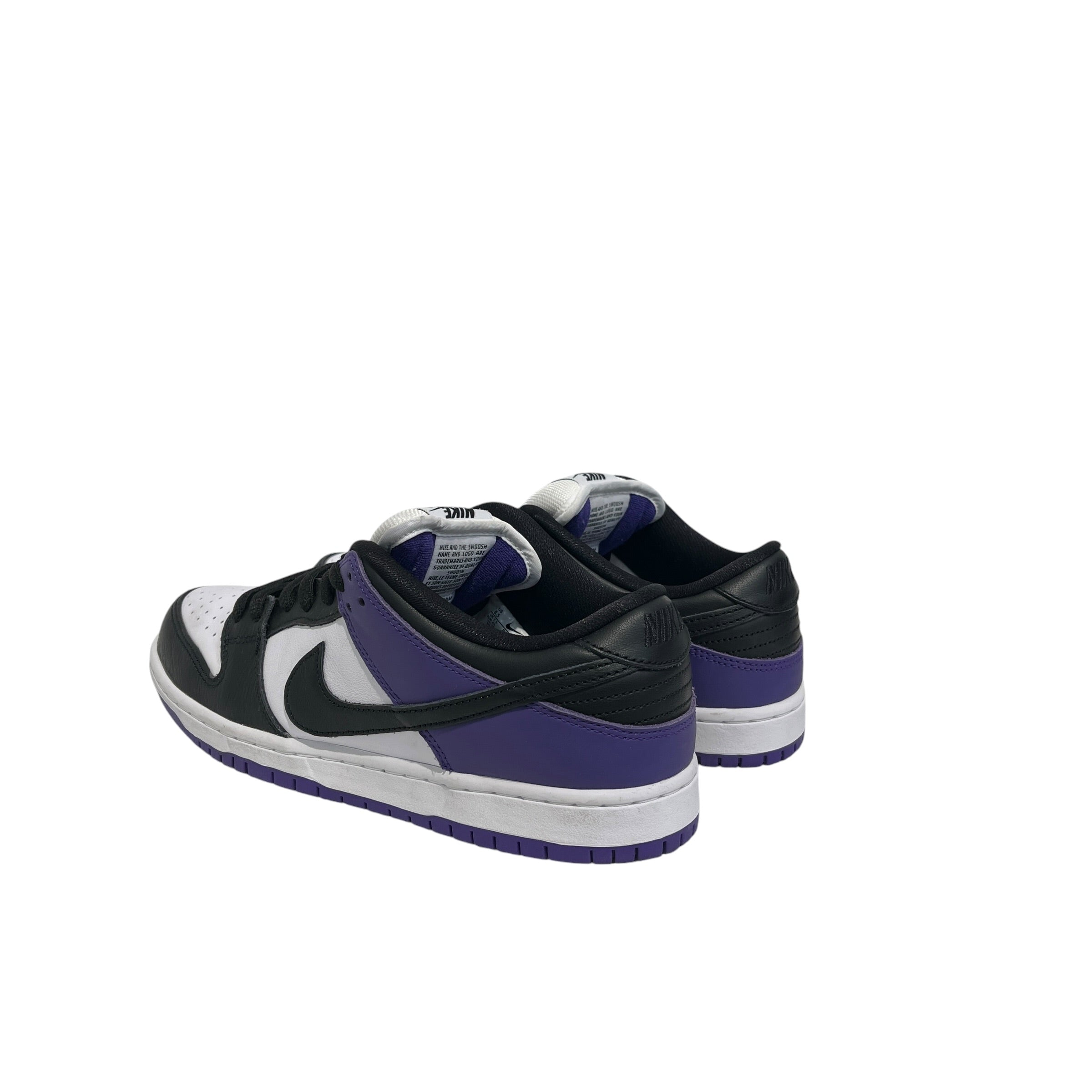 NIKE SB/Low-Sneakers/US 8.5/Leather/PPL/court purple view 2